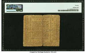 image for: Pennsylvania March 10, 1769 15s PMG Very Fine 20....