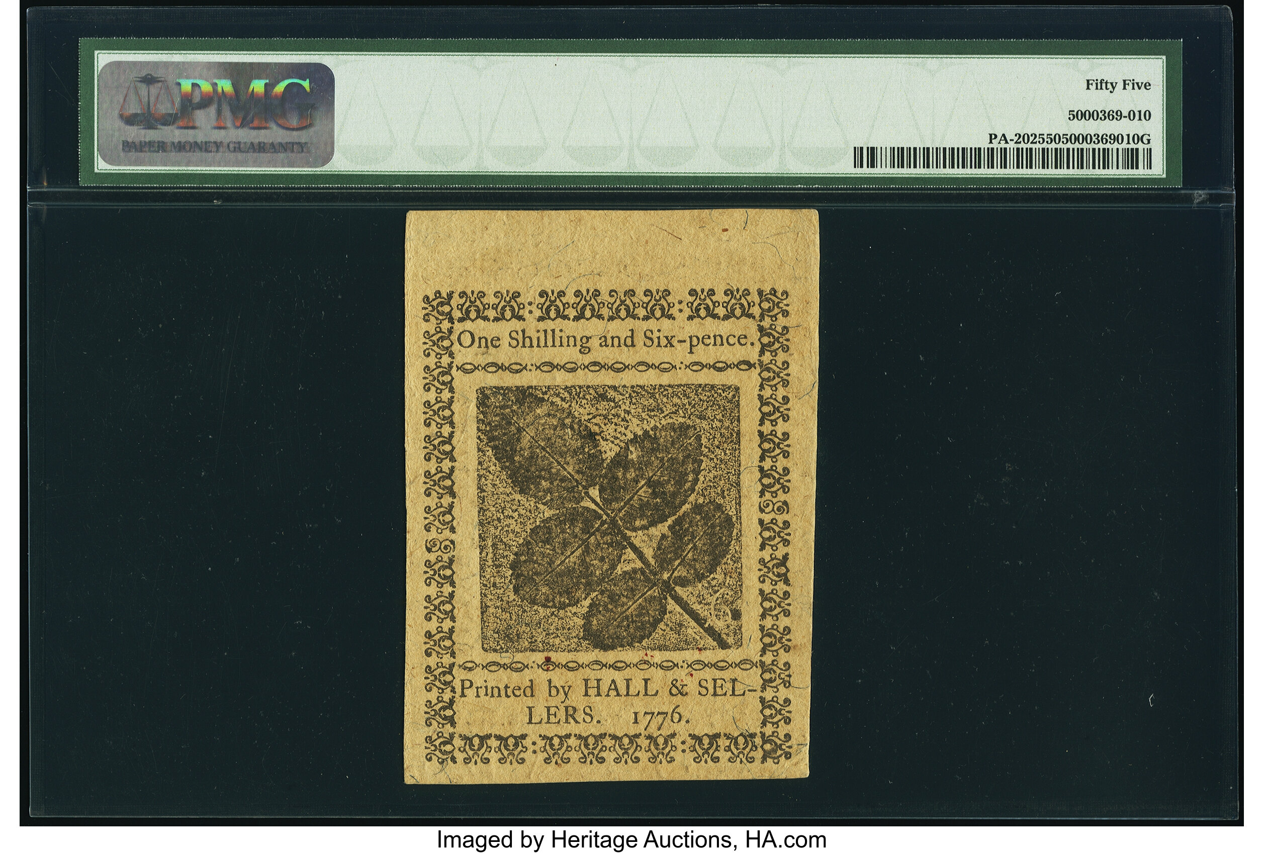 image for: Pennsylvania April 25, 1776 18d PMG About Uncirculated 55....