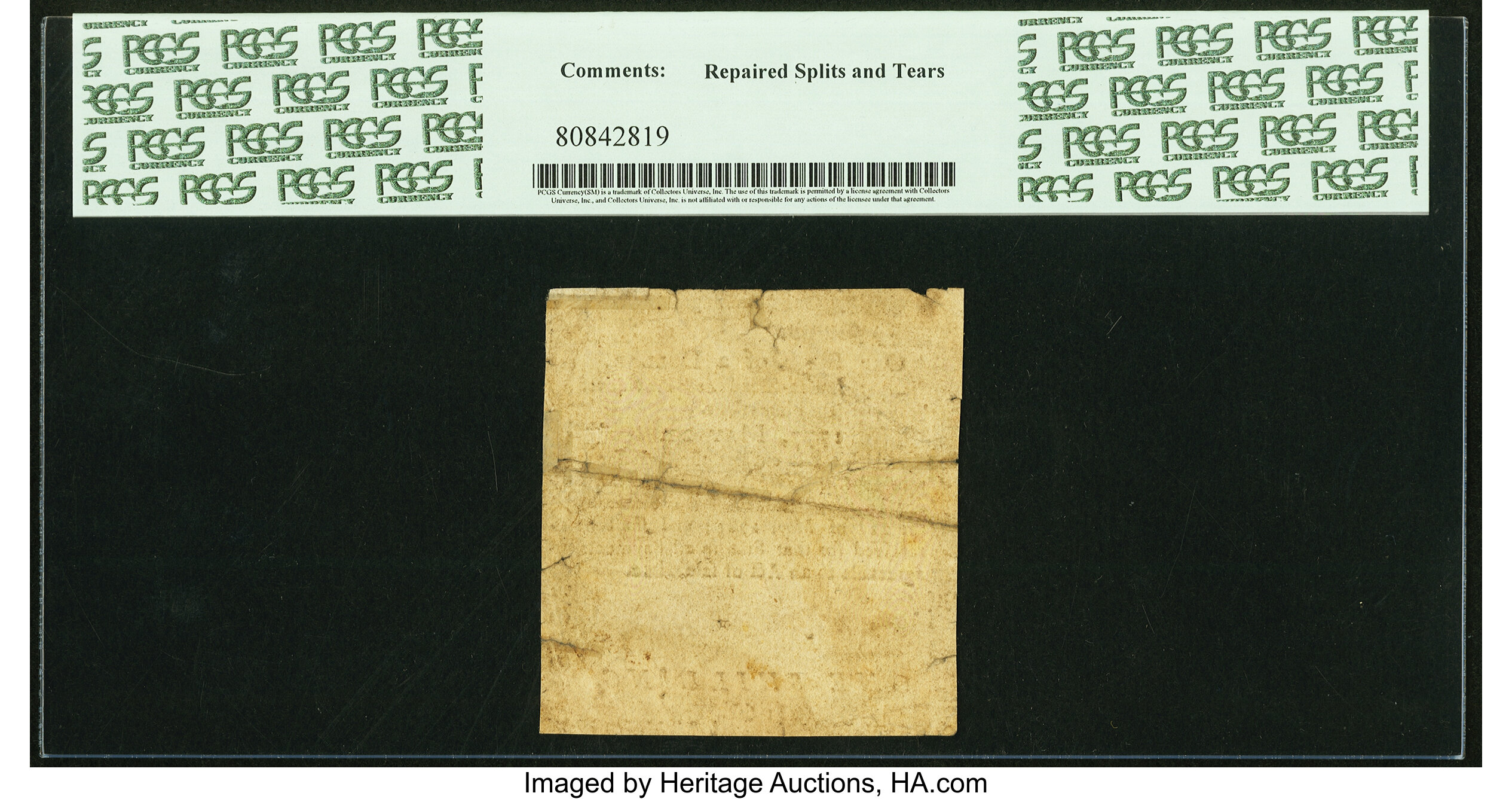 image for: Rhode Island May 22, 1777 $1/6 PCGS Very Fine 20....