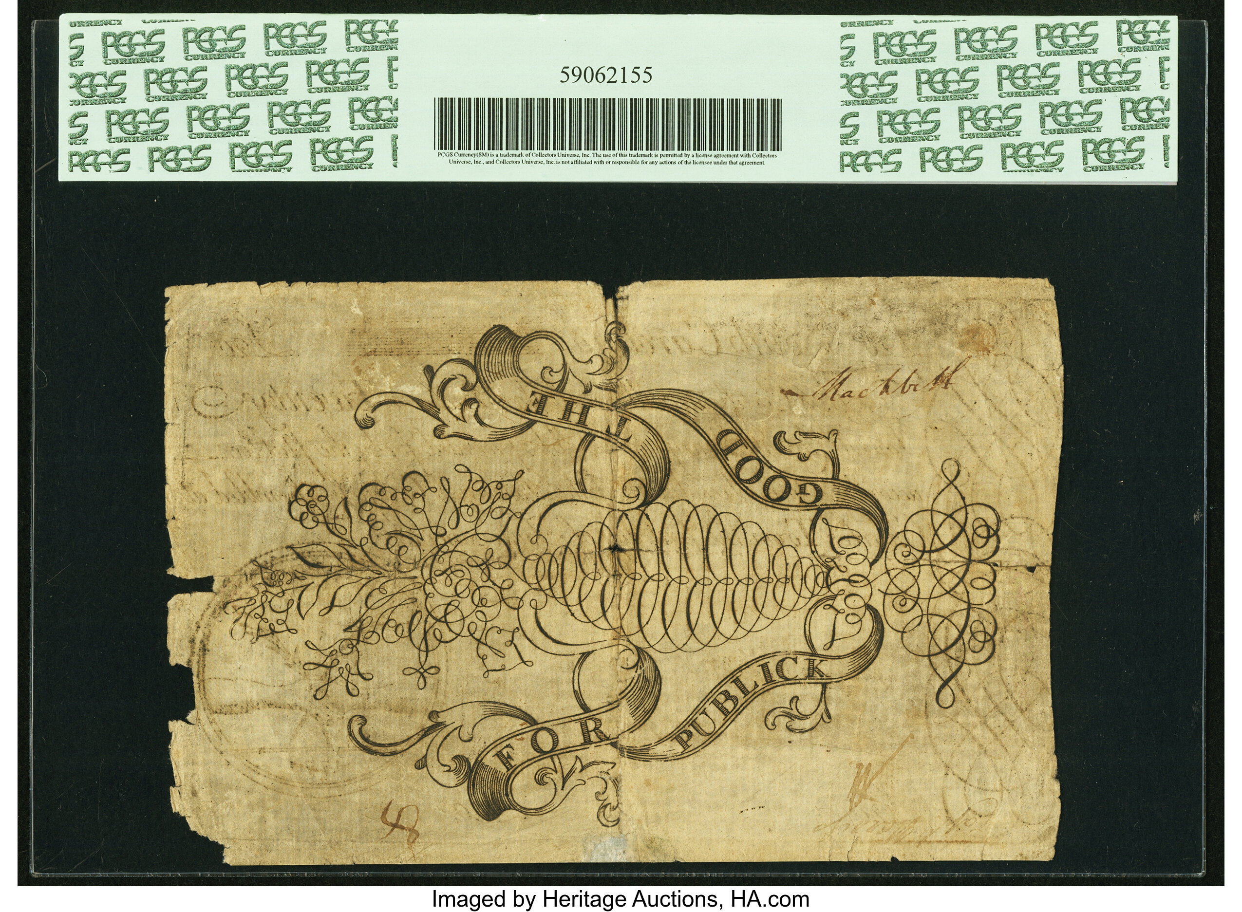 image for: South Carolina June 1, 1775 £20 PCGS Apparent Very Fine 25....