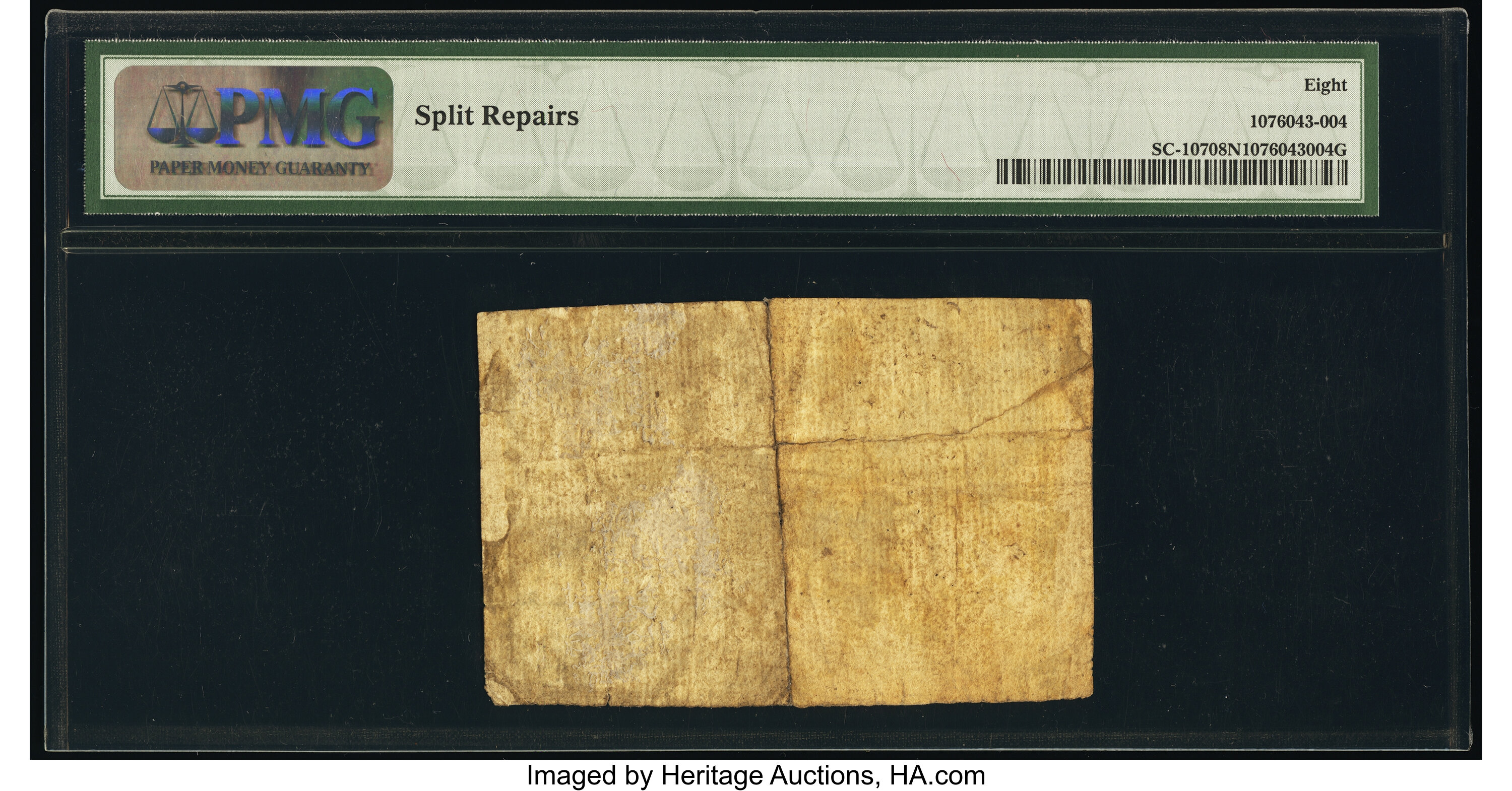 image for: South Carolina November 15, 1775 15s PMG Very Good 8 Net....