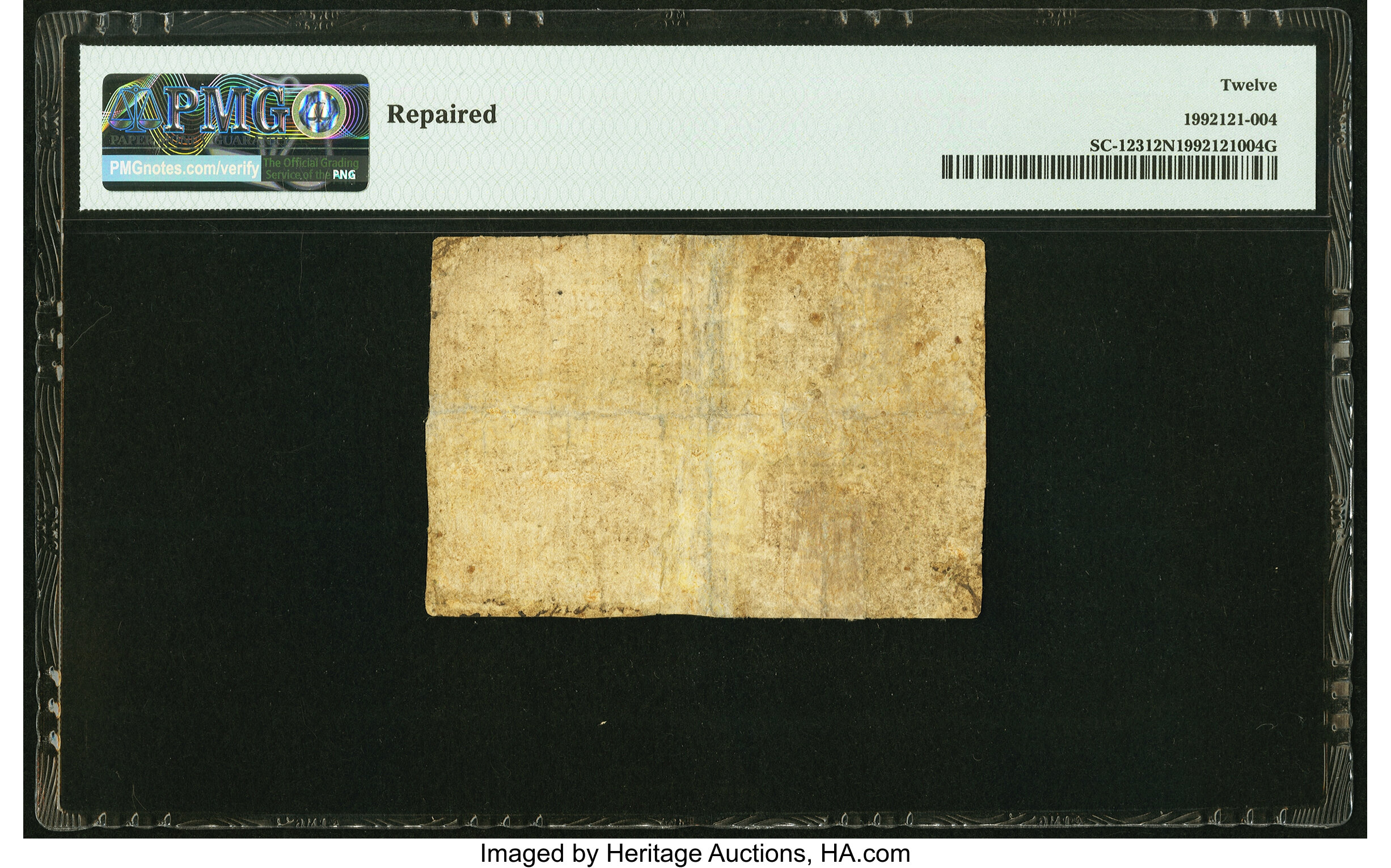 image for: South Carolina March 6, 1776 £2 5s PMG Fine 12 Net....