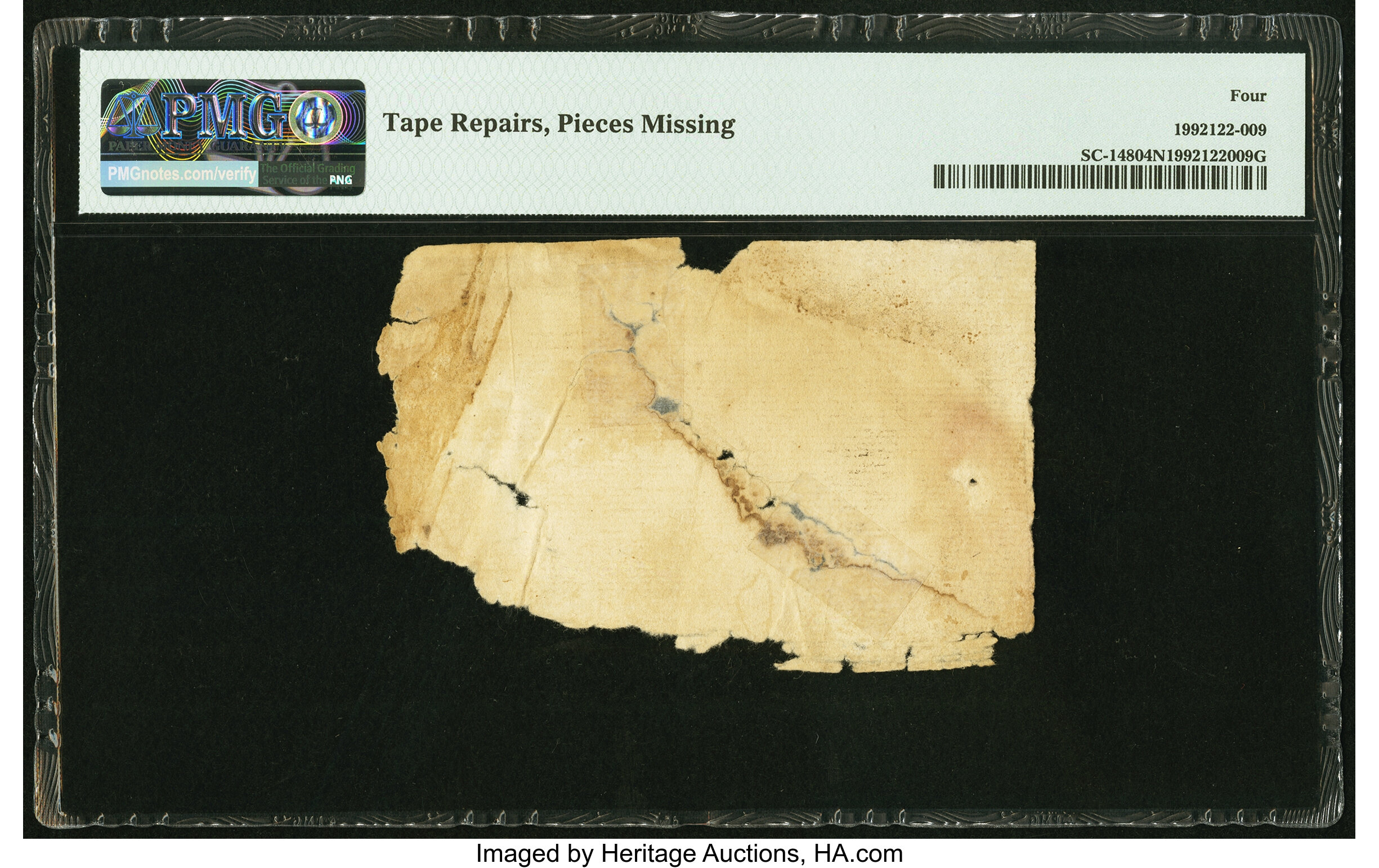 image for: South Carolina April 10, 1778 7s 6d PMG Good 4 Net....