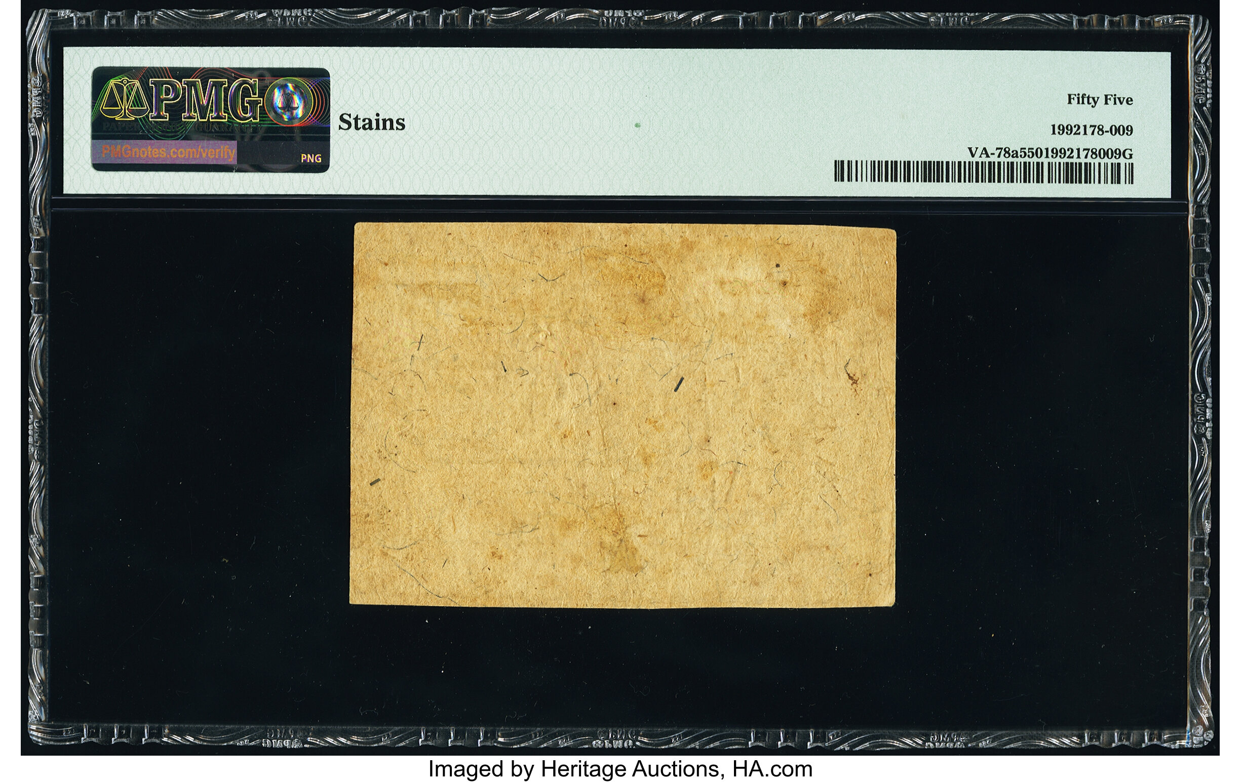 image for: Virginia July 17, 1775 £2 Small Ordinance PMG About Uncirculated 55....