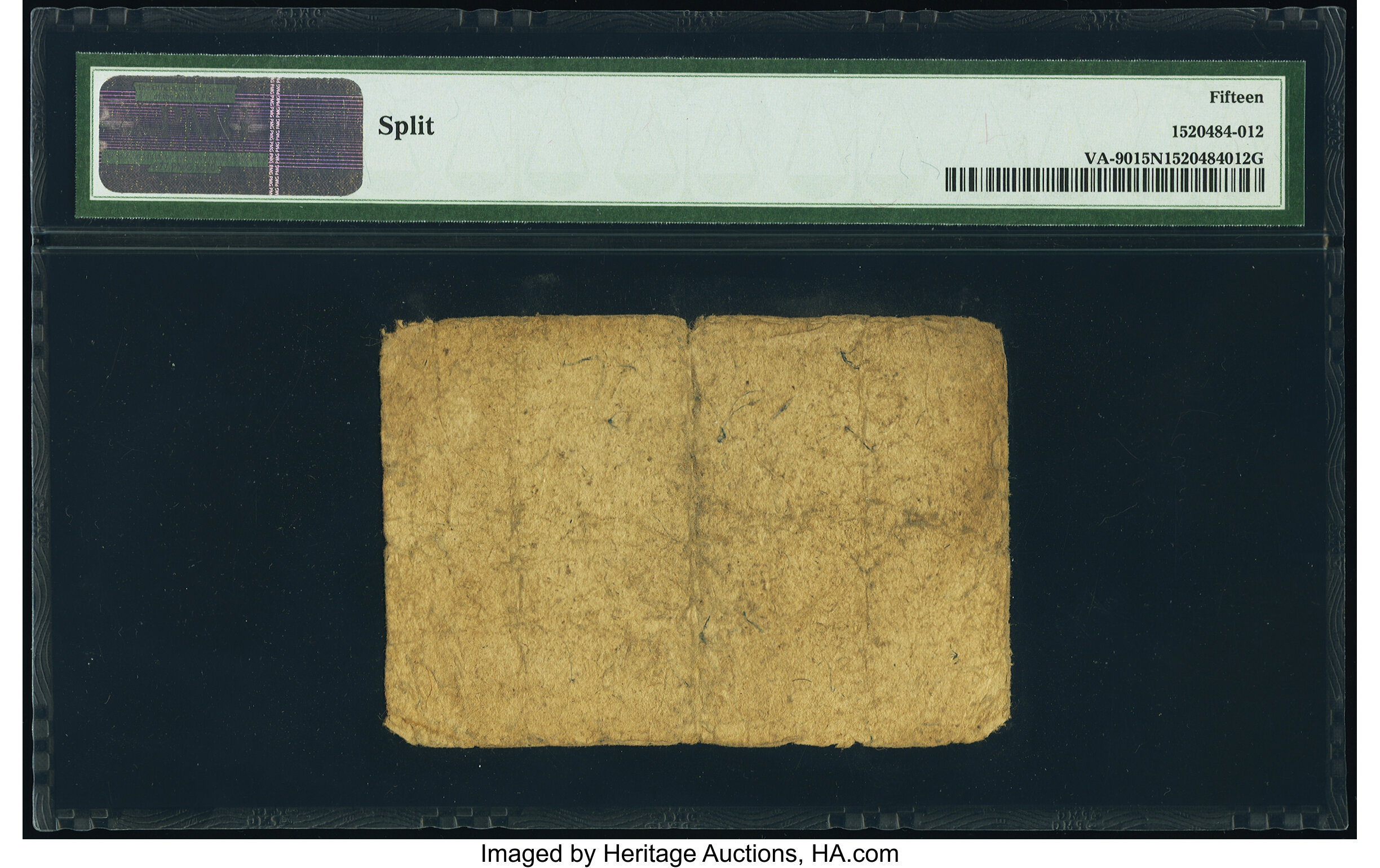 image for: Virginia May 6, 1776 $1/3 PMG Choice Fine 15 Net....
