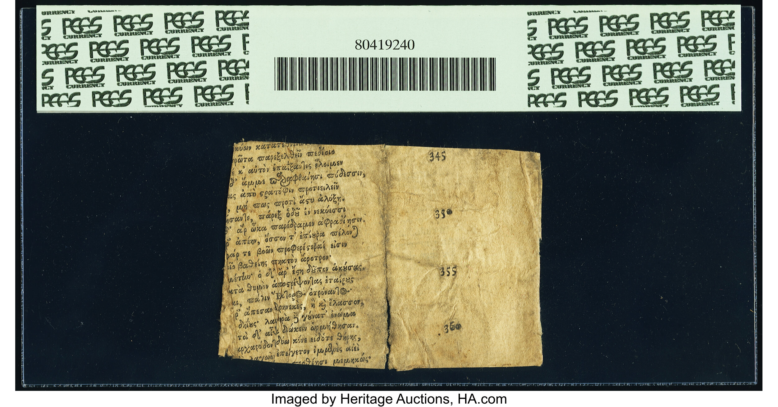 image for: Virginia October 7, 1776 $2/3 PCGS Apparent Fine 12....