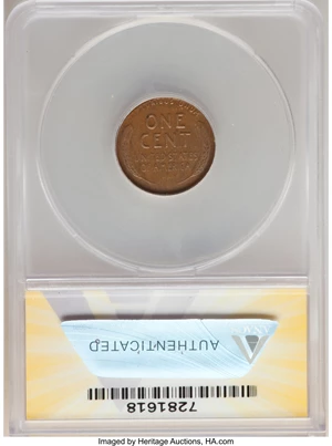 image for: 1944-S 1C Lincoln Cent -- Major Die Break -- VF20 ANACS.From the Don Bonser Error Coin Collection Part IV....