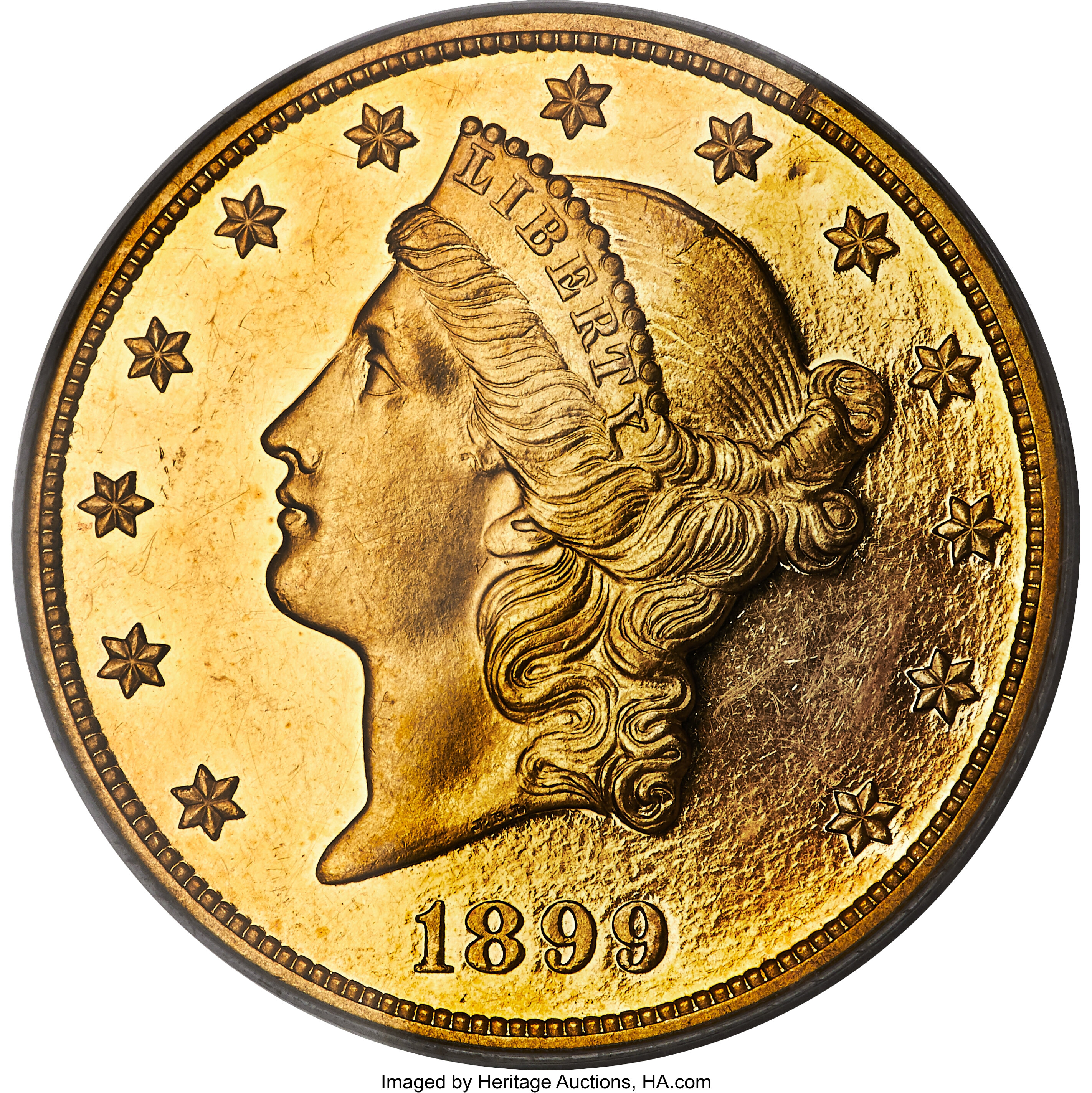 image for: 1899 $20 PR61 Cameo PCGS. JD-1, R.5....