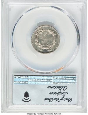 image for: 1870 $3 Three Dollars, Judd-1031, Pollock-1166, R.8, PR63+ PCGS. CAC....