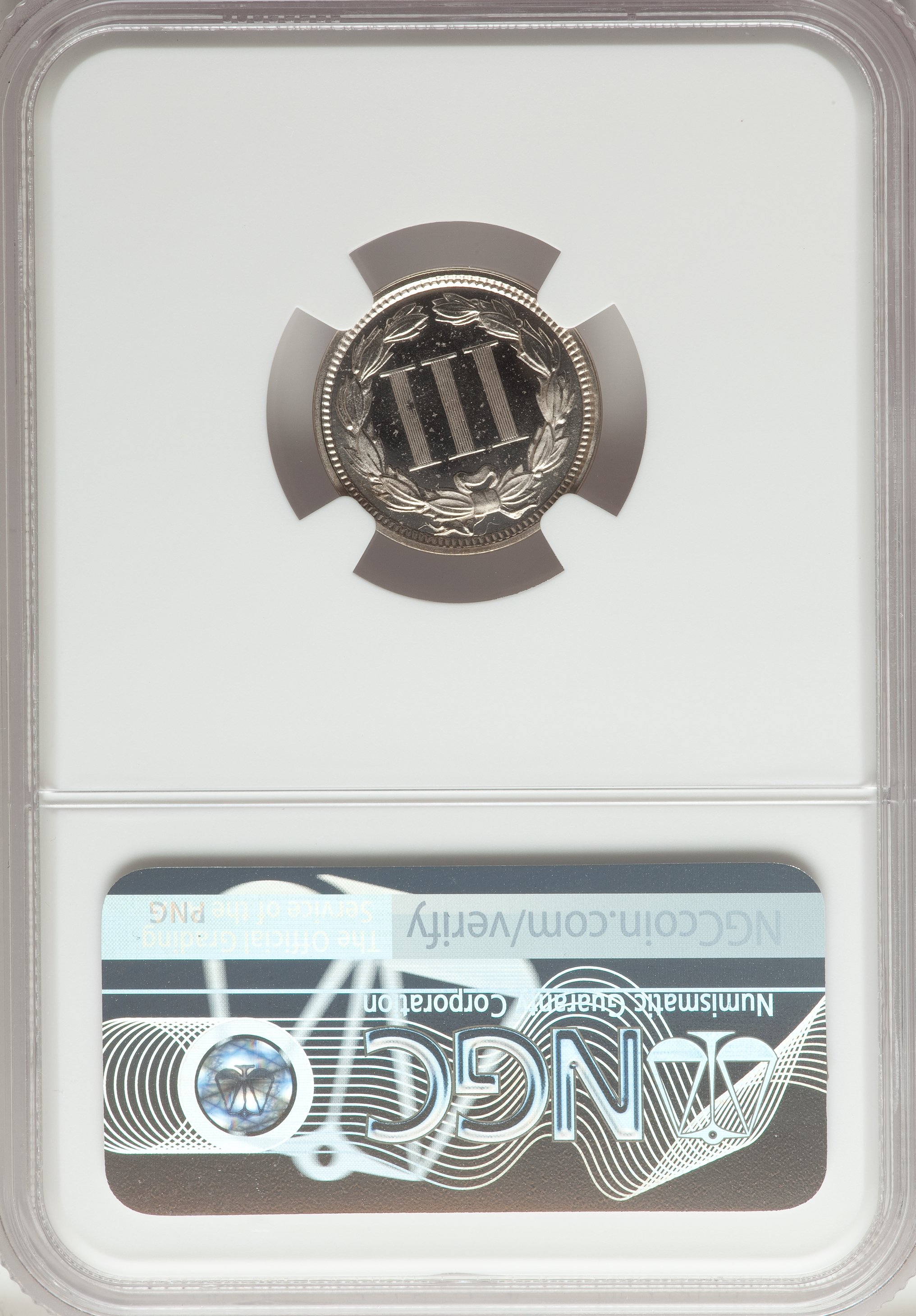 image for: 1874 3CN PR66 Ultra Cameo NGC....