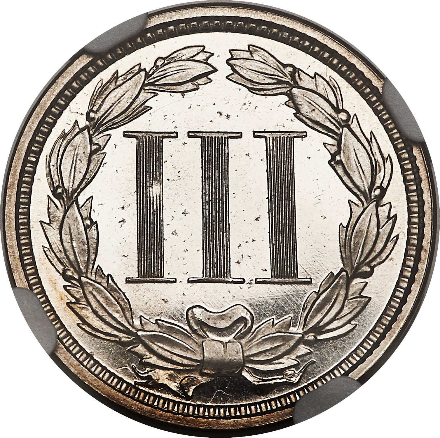 image for: 1874 3CN PR66 Ultra Cameo NGC....