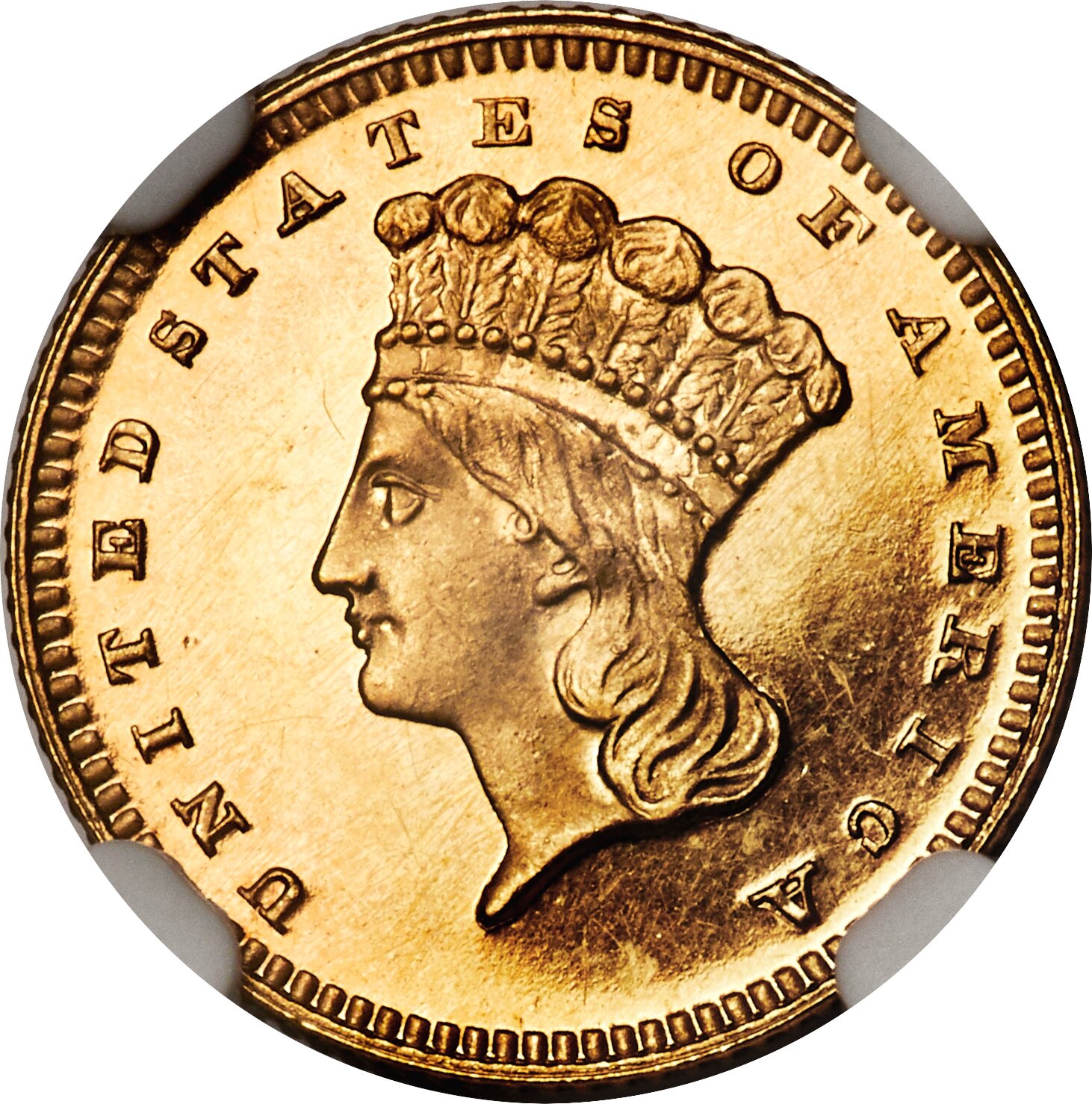 image for: 1879 G$1 PR65 Ultra Cameo NGC. JD-1, R.6....