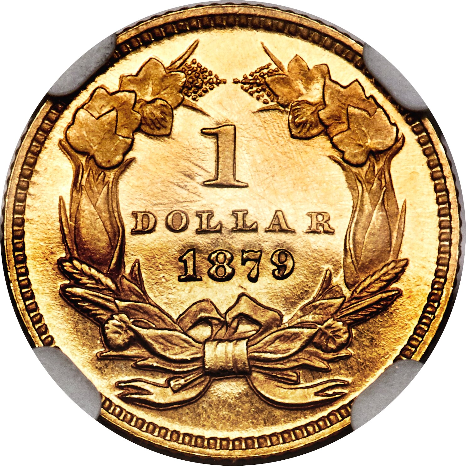 image for: 1879 G$1 PR65 Ultra Cameo NGC. JD-1, R.6....