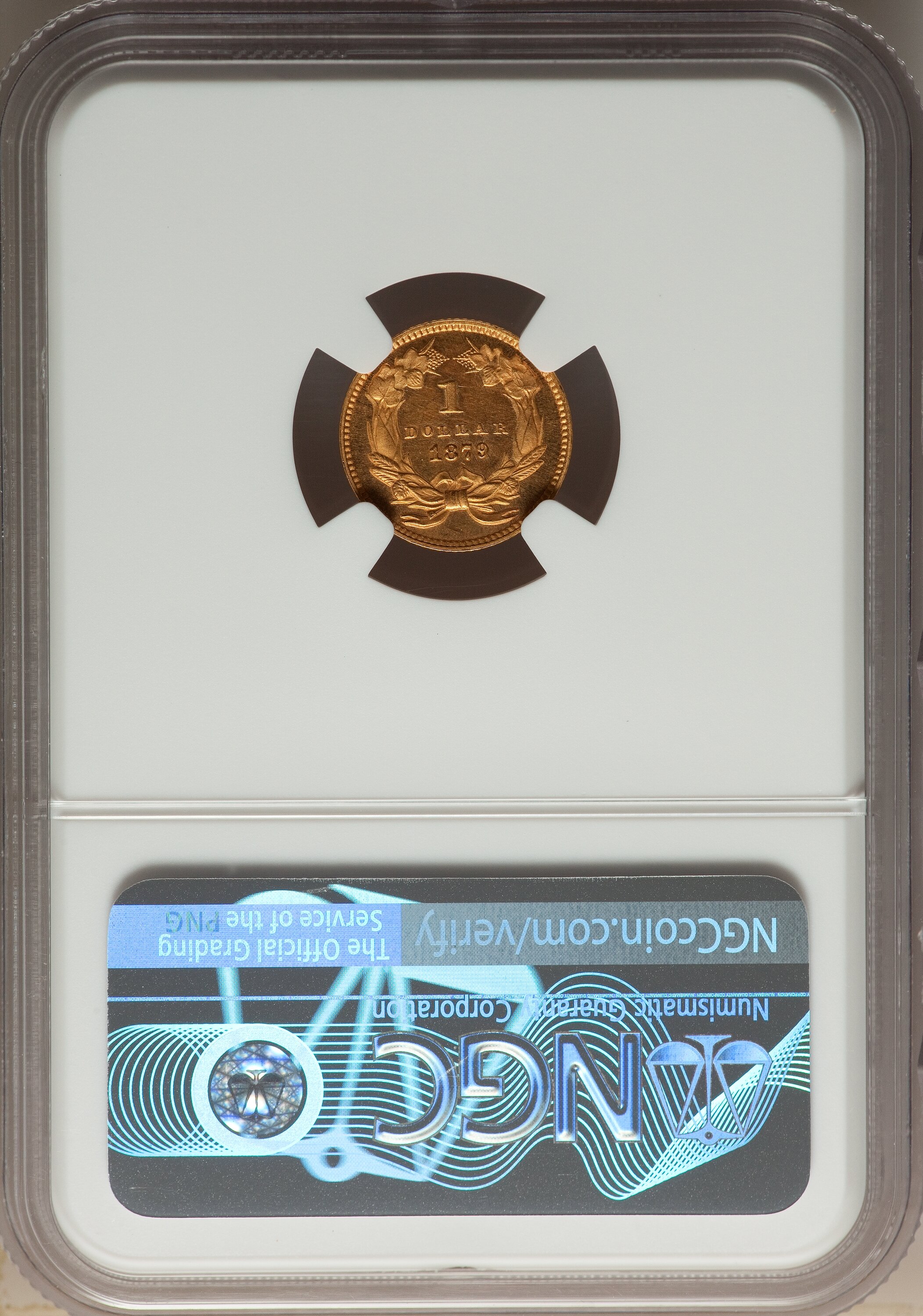 image for: 1879 G$1 PR65 Ultra Cameo NGC. JD-1, R.6....