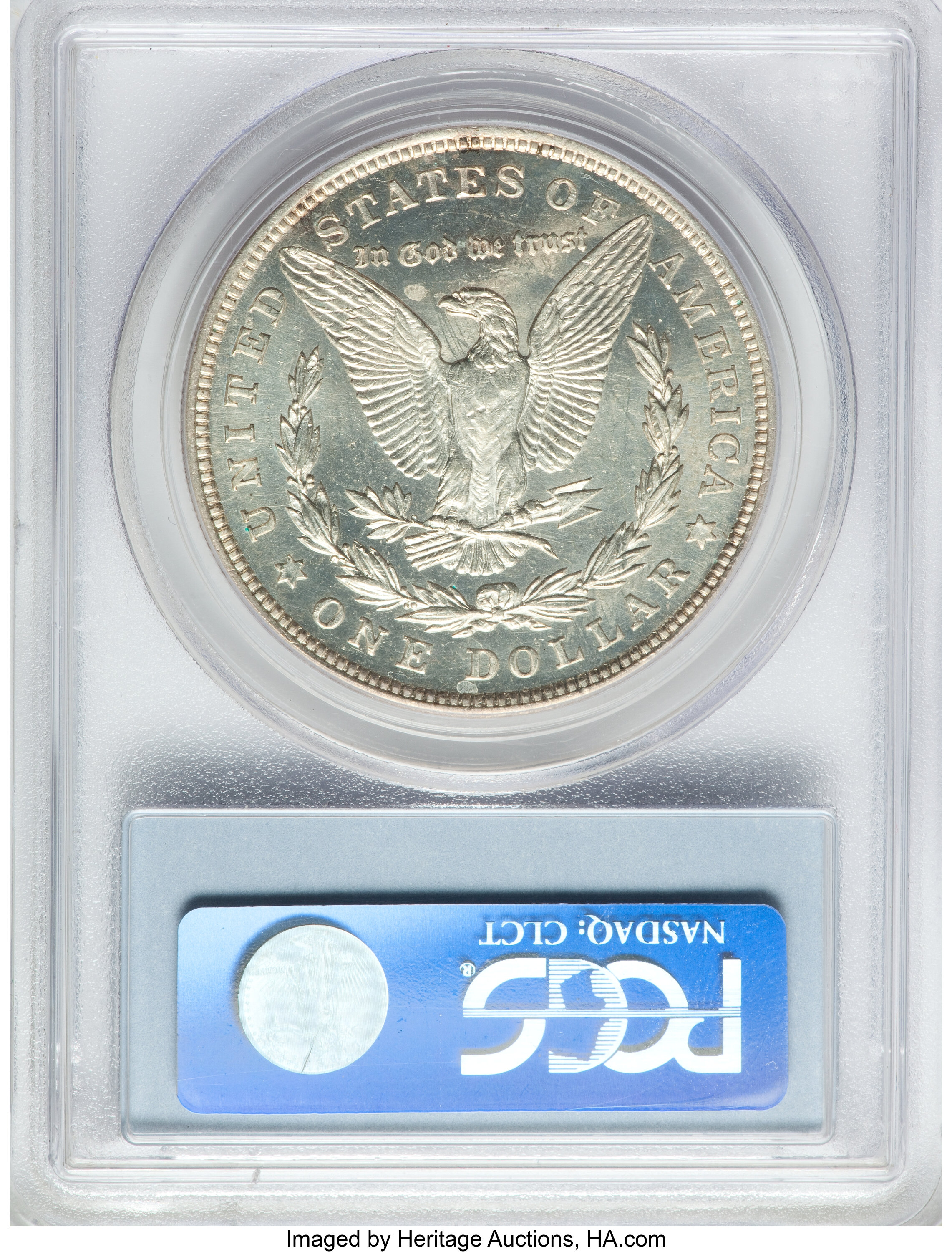 1921 $1  Morgan MS DMPL MS63 DMPL CAC thumbnail 12