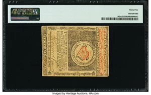 image for: Maryland June 28, 1780 $8 PMG Choice Very Fine 35....