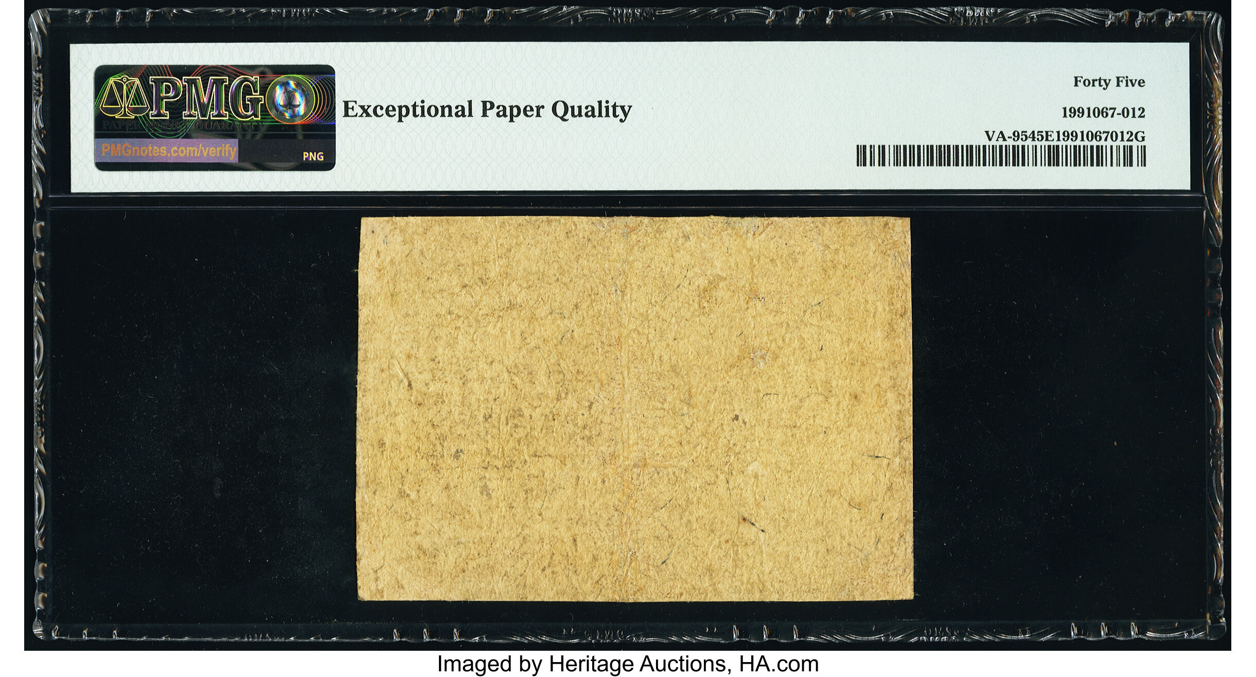 image for: Virginia May 6, 1776 12s 6d PMG Choice Extremely Fine 45 EPQ....