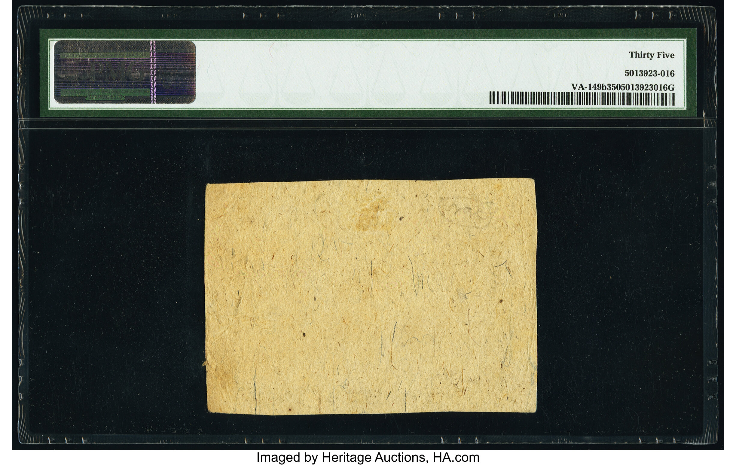 image for: Virginia May 4, 1778 (Dates Printed) $7 PMG Choice Very Fine 35....