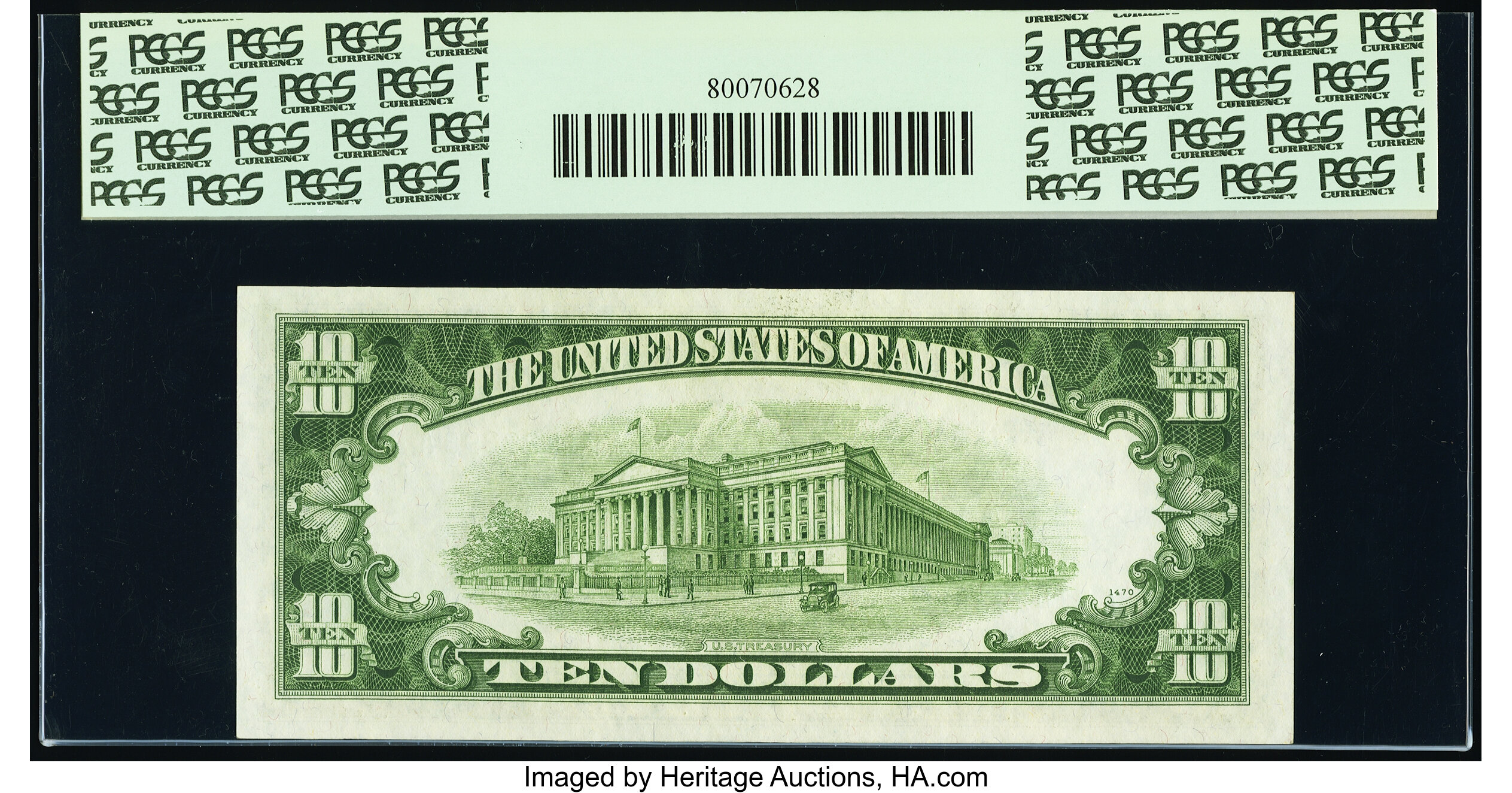 image for: Fr. 2011-A $10 1950A Federal Reserve Note. PCGS Gem New 65PPQ....