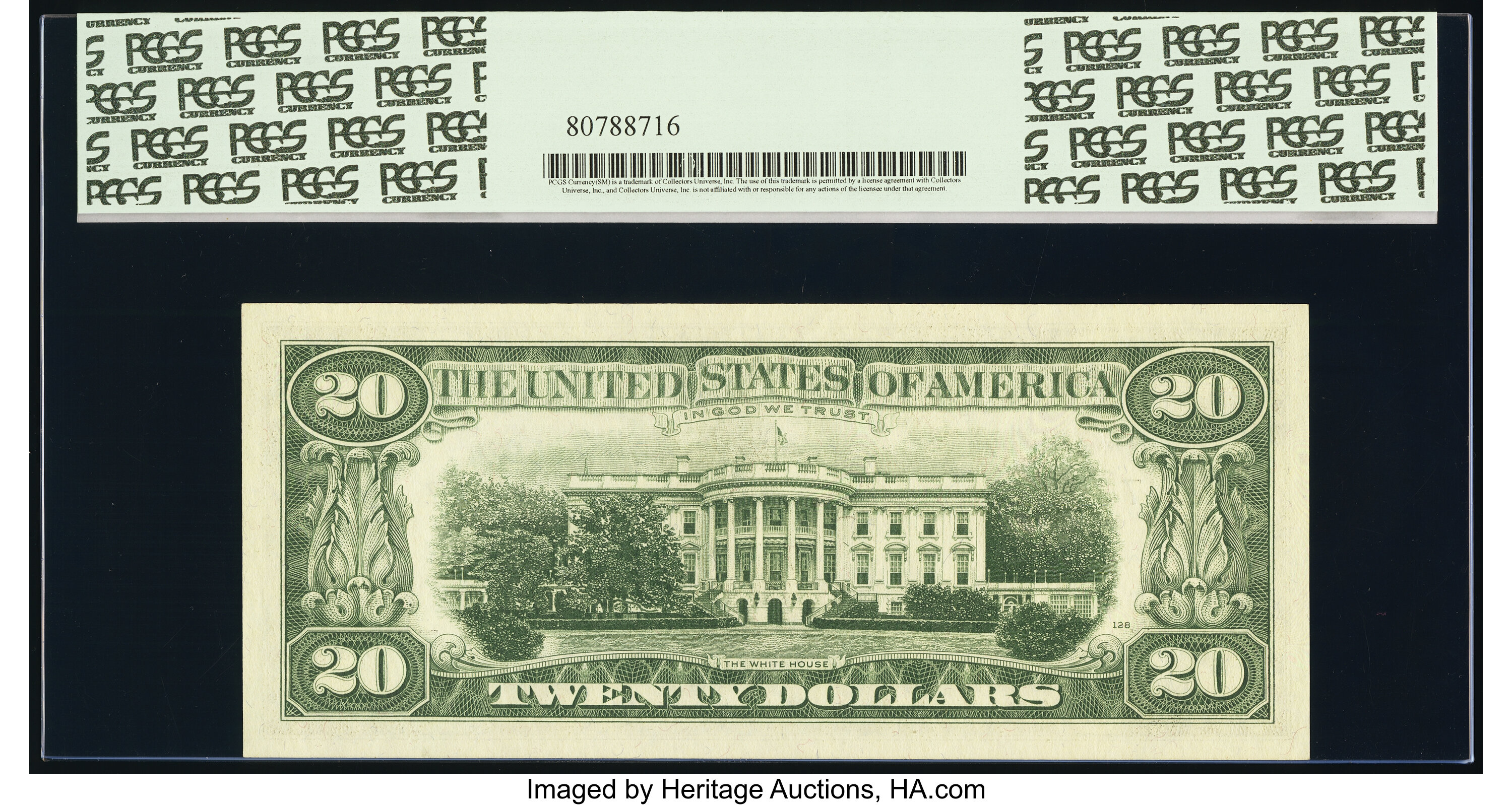 image for: Fr. 2068-G* $20 1969A Federal Reserve Star Note. PCGS Gem New 65PPQ....