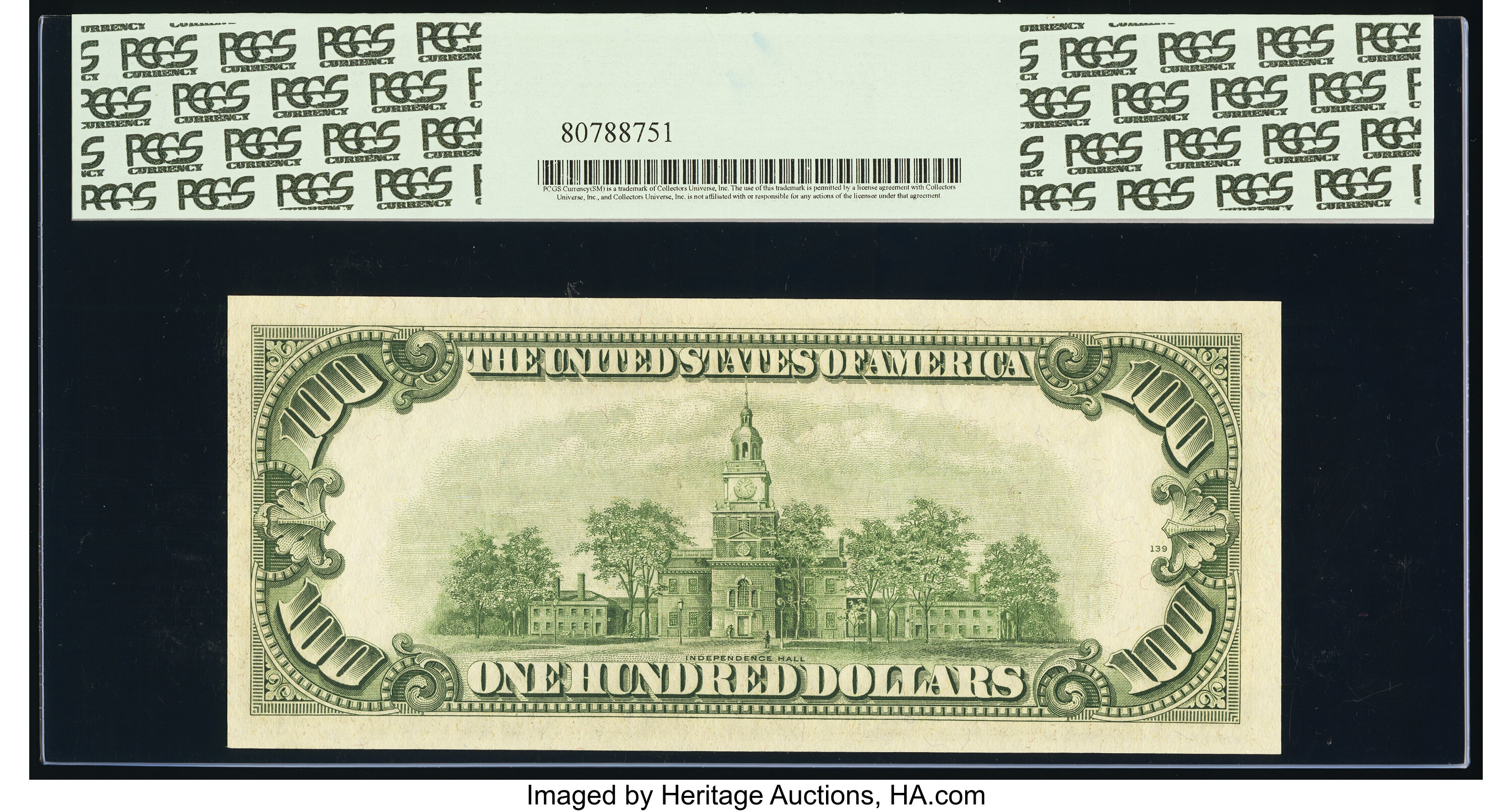image for: Fr. 2159-H* $100 1950B Federal Reserve Star Note. PCGS New 62PPQ....