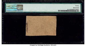 image for: Massachusetts June 18, 1776 4s 4d PMG Very Fine 20....