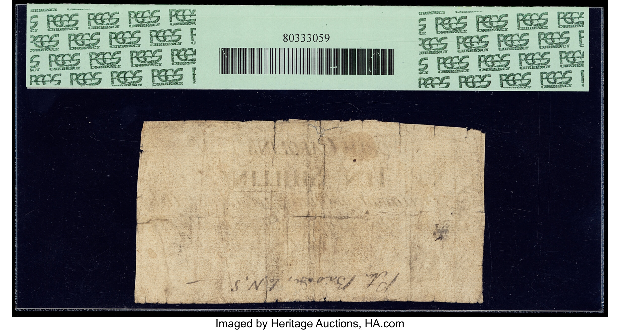 image for: North Carolina March 9, 1754 10s PCGS Apparent Very Fine 30....