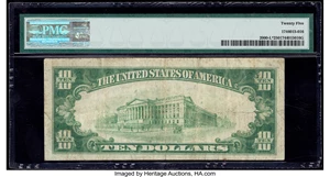 image for: Fr. 2000-L* $10 1928 Federal Reserve Star Note. PMG Very Fine 25....