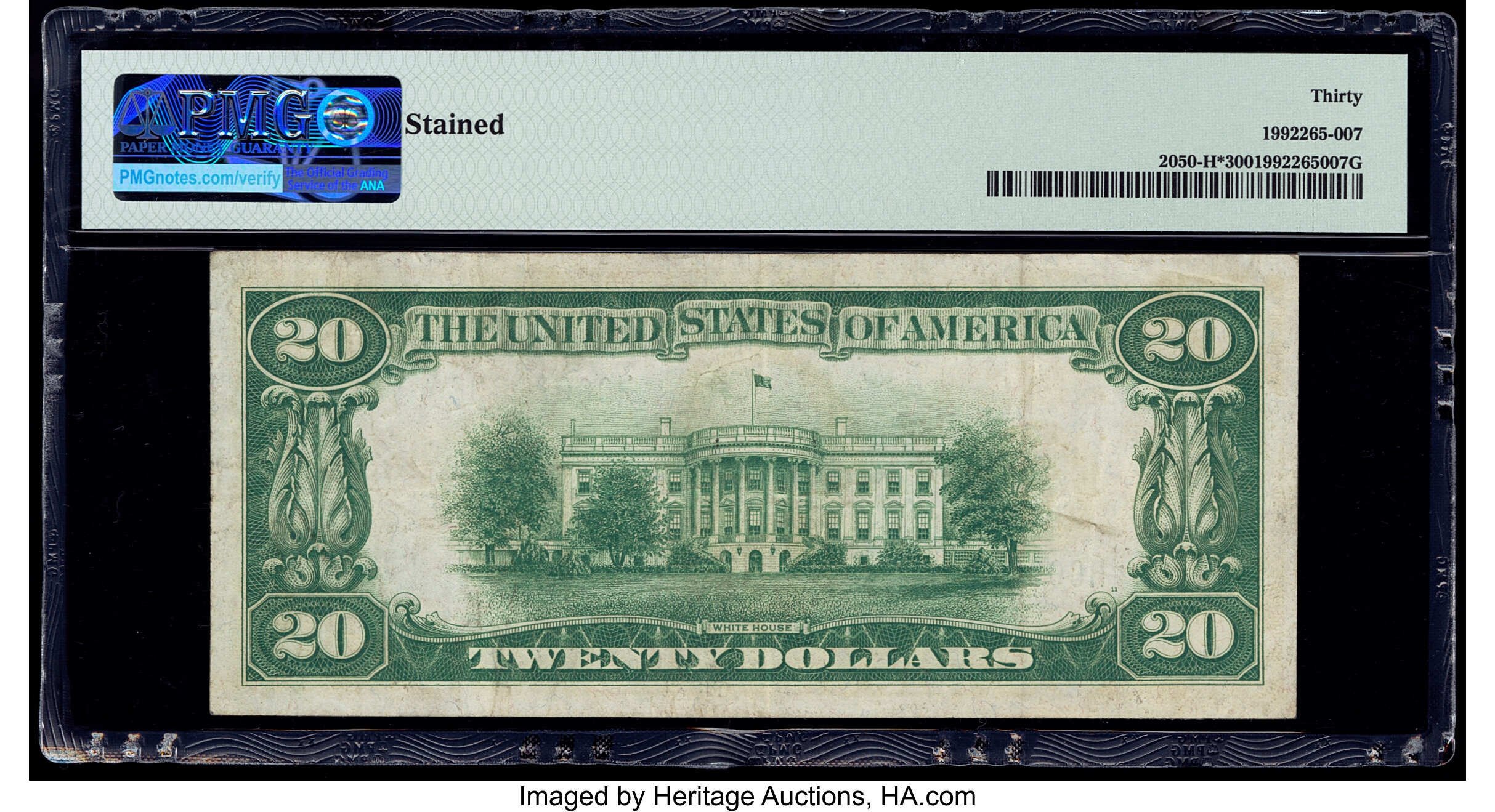 image for: Fr. 2050-H* $20 1928 Federal Reserve Star Note. PMG Very Fine 30....