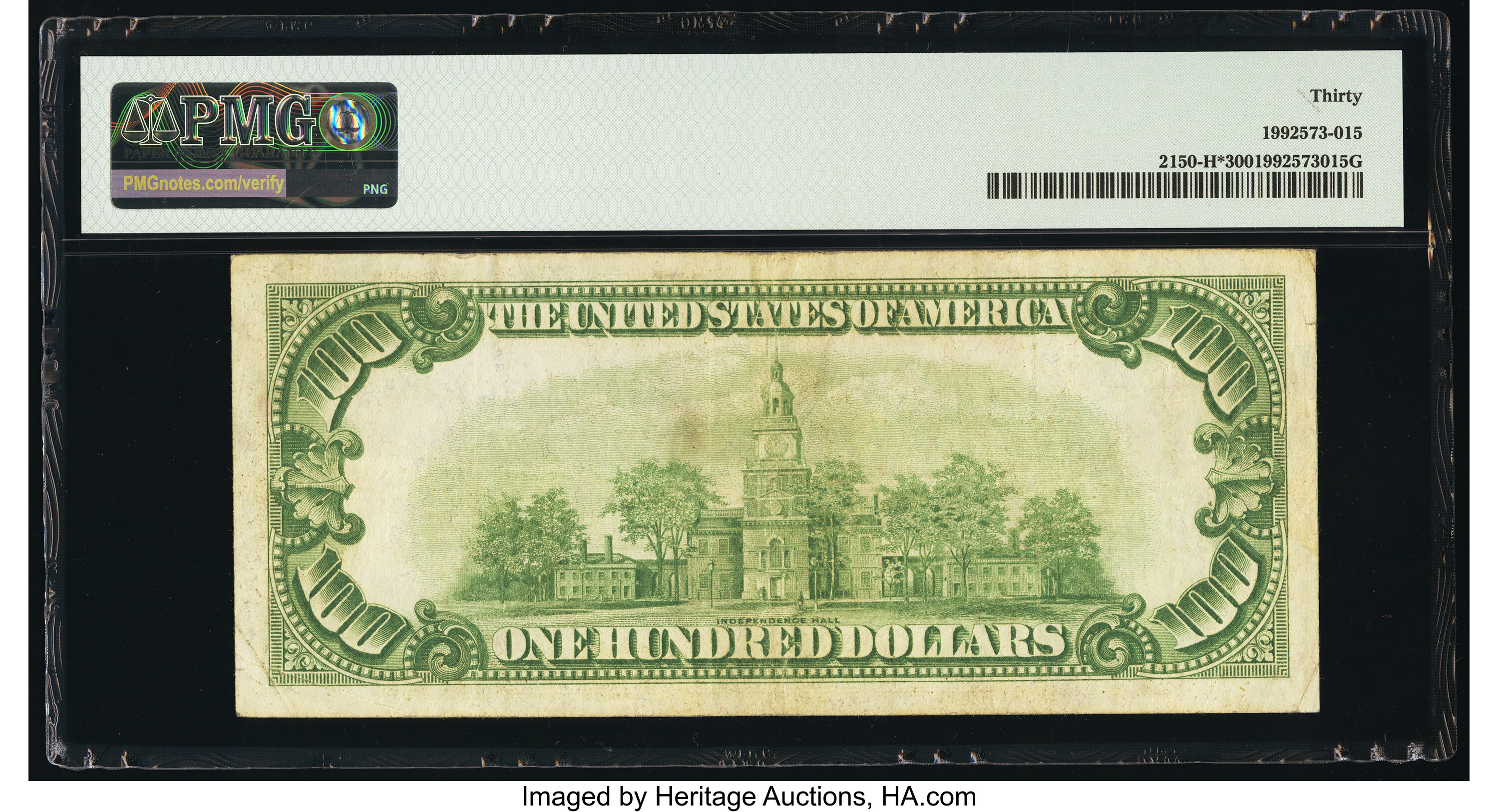 image for: Low Serial Number 1960 Fr. 2150-H* $100 1928 Federal Reserve Star Note. PMG Very Fine 30....
