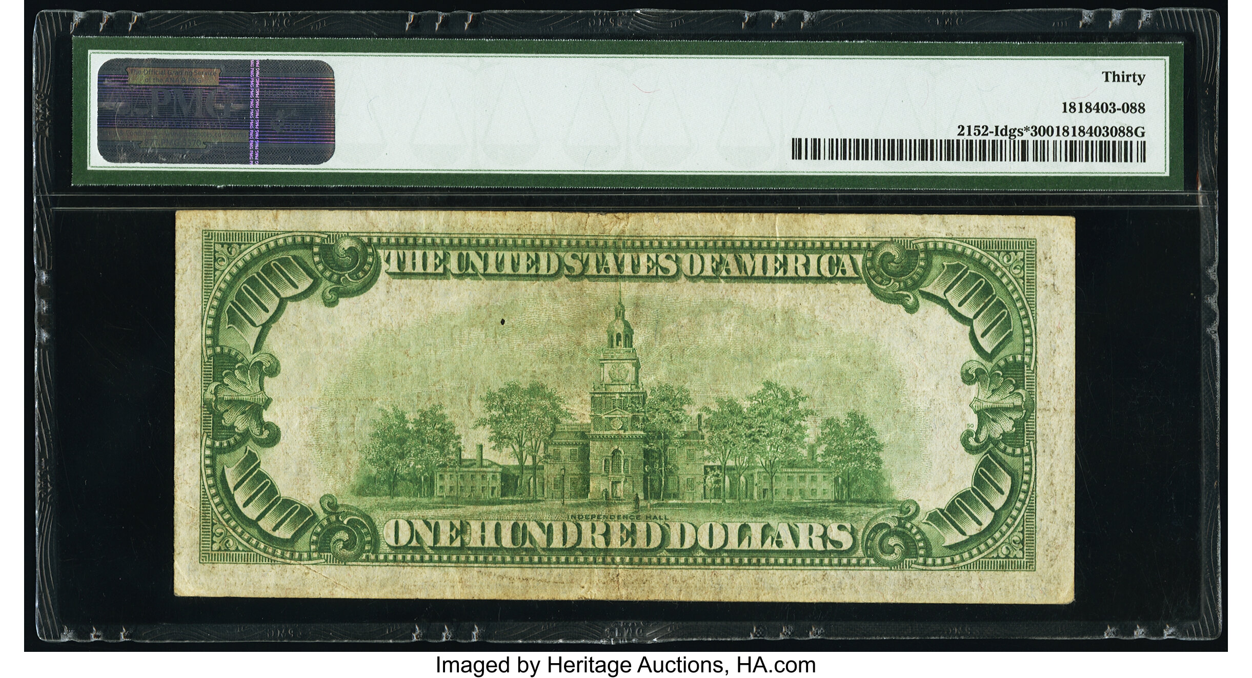 image for: Fr. 2152-I* $100 1934 Federal Reserve Star Note. PMG Very Fine 30....