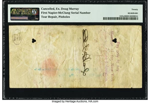 image for: Fr. 1225e $10,000 1900 Gold Certificate PMG Very Fine 20....