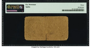 image for: New York April 20, 1756 5 Pounds Fr. 151 PMG Choice Fine 15....