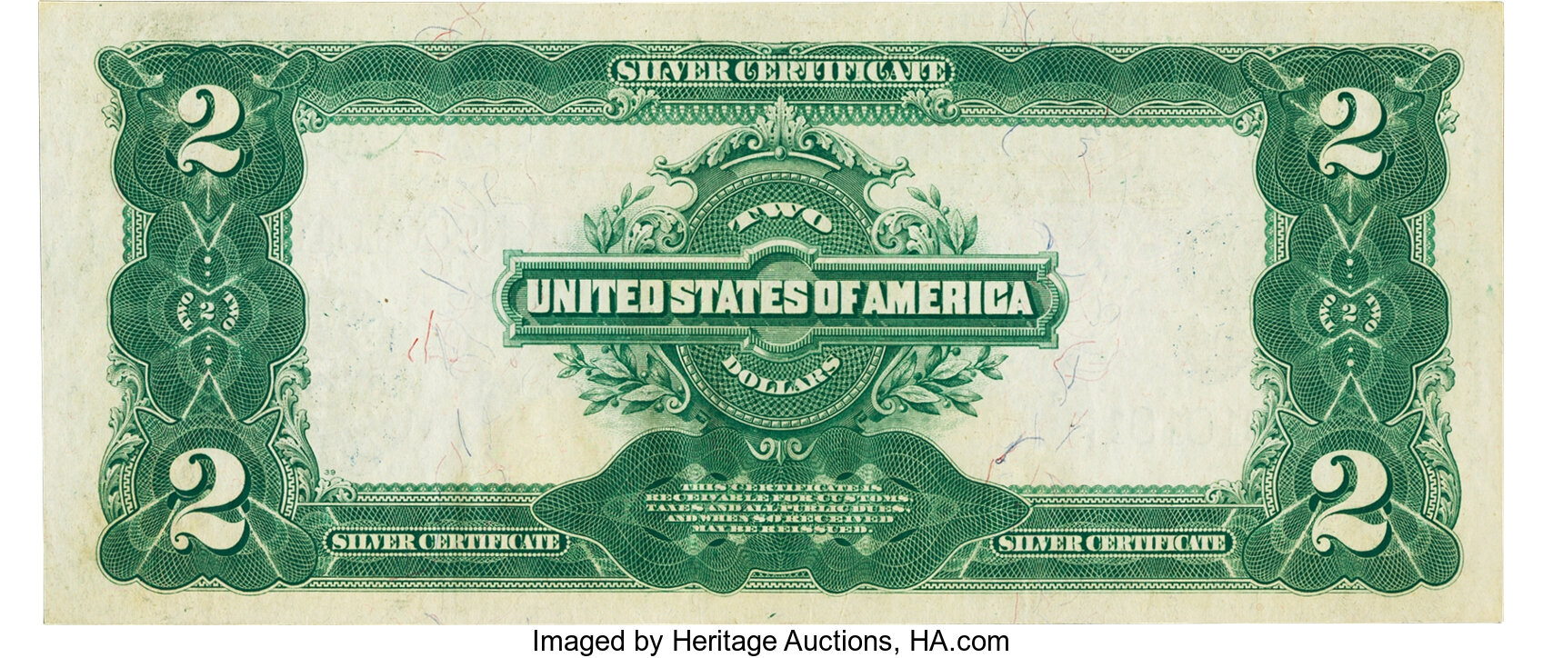 image for: Fr. 258 $2 1899 Silver Certificate PMG Gem Uncirculated 65 EPQ....
