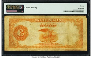 image for: Fr. 1209 $100 1882 Gold Certificate PMG Very Fine 20....