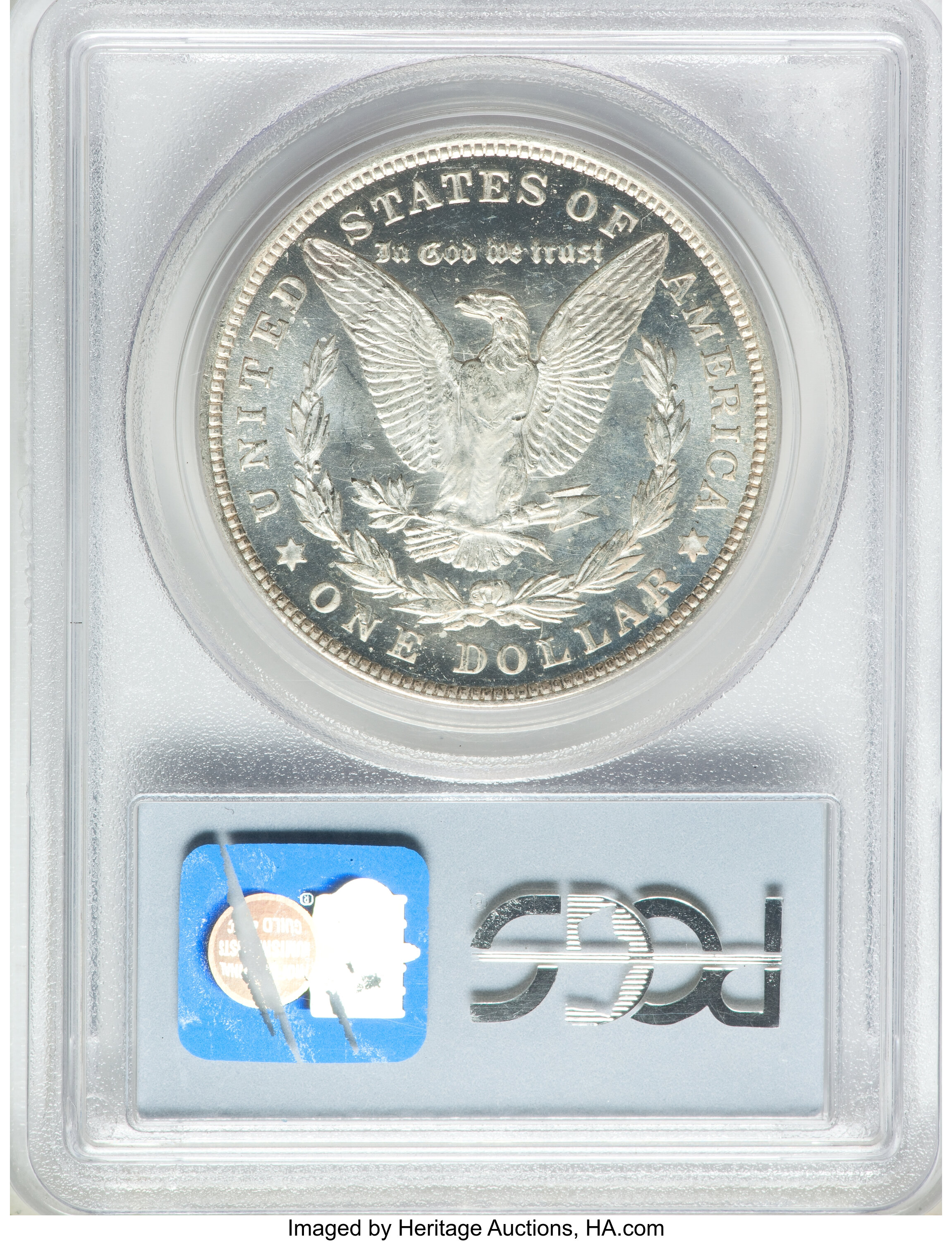 1921 $1  Morgan MS DMPL MS63 DMPL CAC thumbnail 16