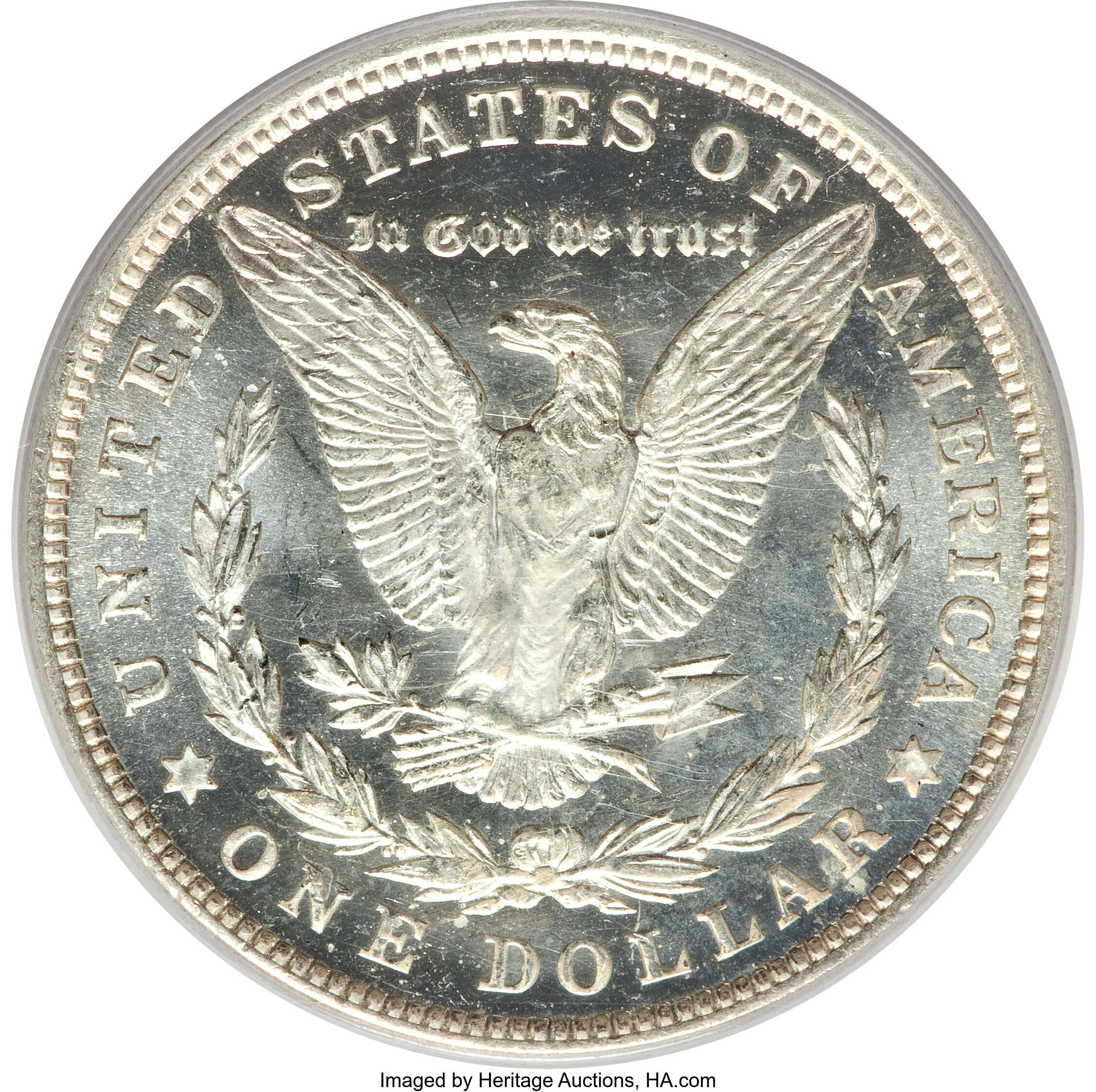 1921 $1  Morgan MS DMPL MS63 DMPL CAC thumbnail 17