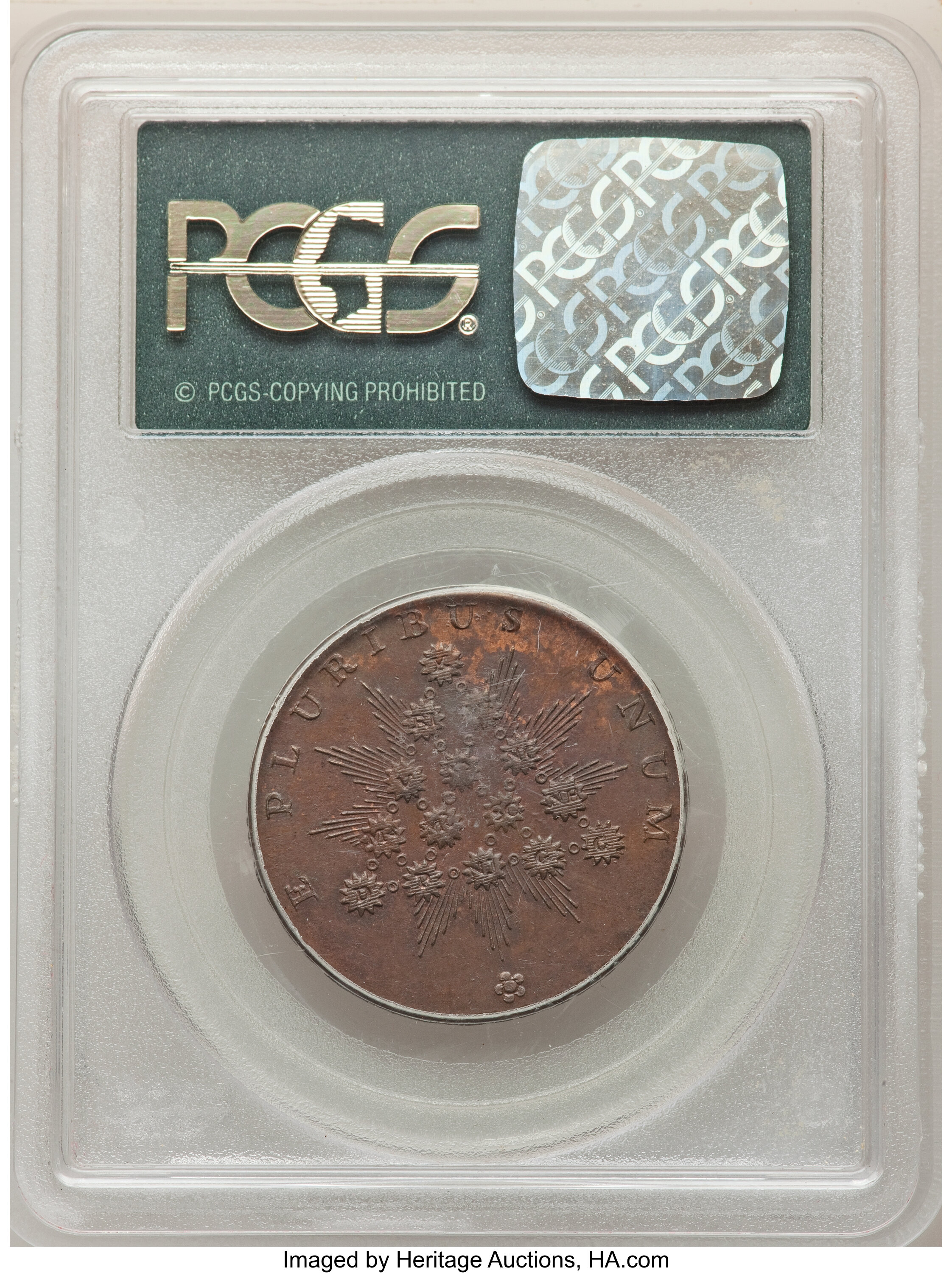 image for: (1792-94) CENT Kentucky Token, LANCASTER Edge, MS62 Red and Brown PCGS. PCGS Population: (2/17). NGC Census: (0/10).  ...