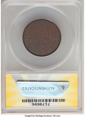 image for: 1796 1C Liberty Cap, S-88, B-9, R.4, -- Scratched -- ANACS. Fair 2 Details. ...