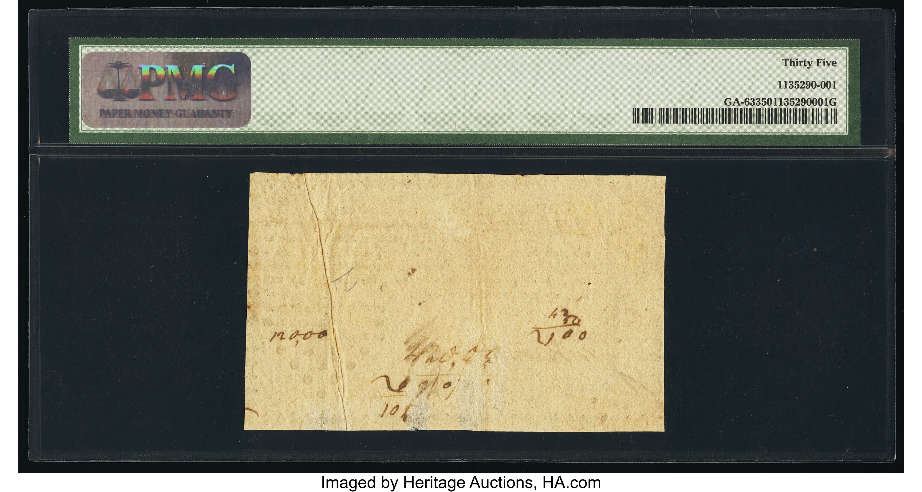 image for: Georgia 1776 1s PMG Choice Very Fine 35....