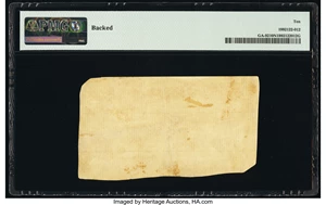 image for: Georgia 1777 $15 PMG Very Good 10 Net....