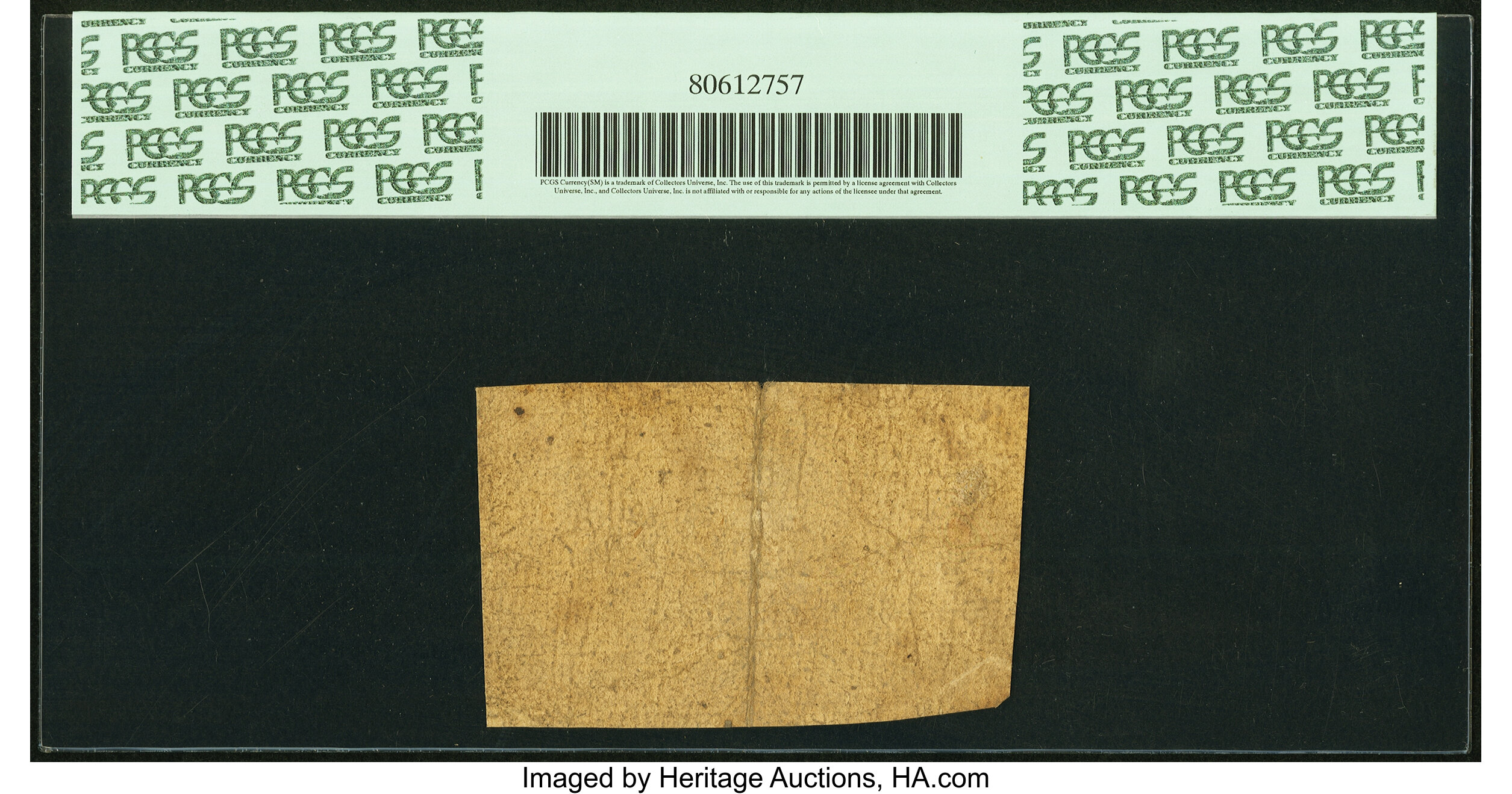 image for: Massachusetts June 18, 1776 1s 3d PCGS Apparent Fine 15....