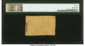 image for: Massachusetts June 18, 1776 4s 4d PMG Very Fine 20....