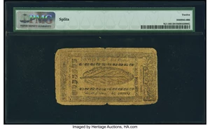 image for: New Jersey April 23, 1761 £6 PMG Fine 12....
