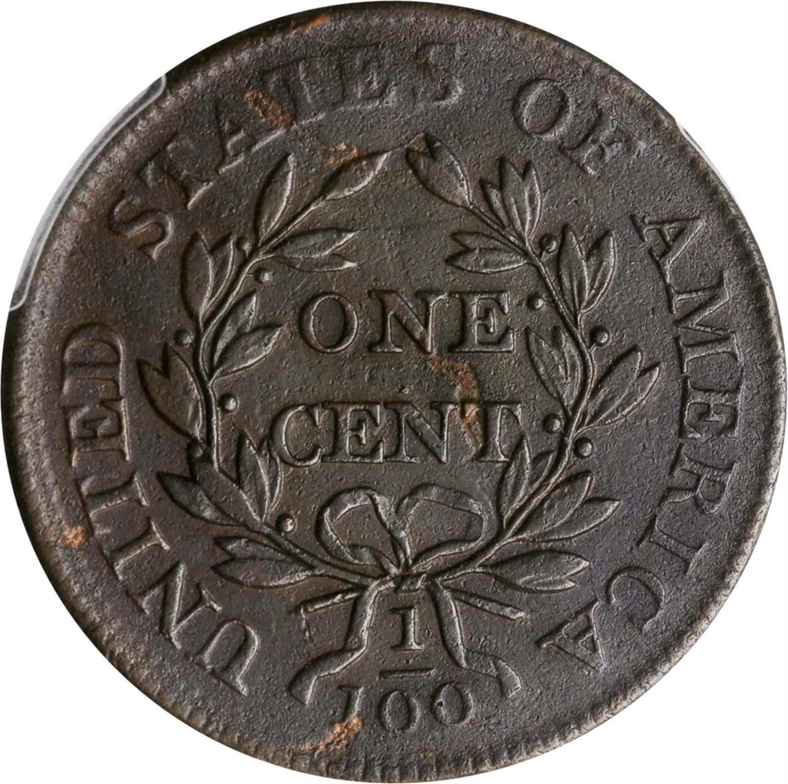 image for: 1803 Draped Bust Cent. S-257. Rarity-2. Small Date, Large Fraction. EF Details--Environmental Damage (PCGS).
