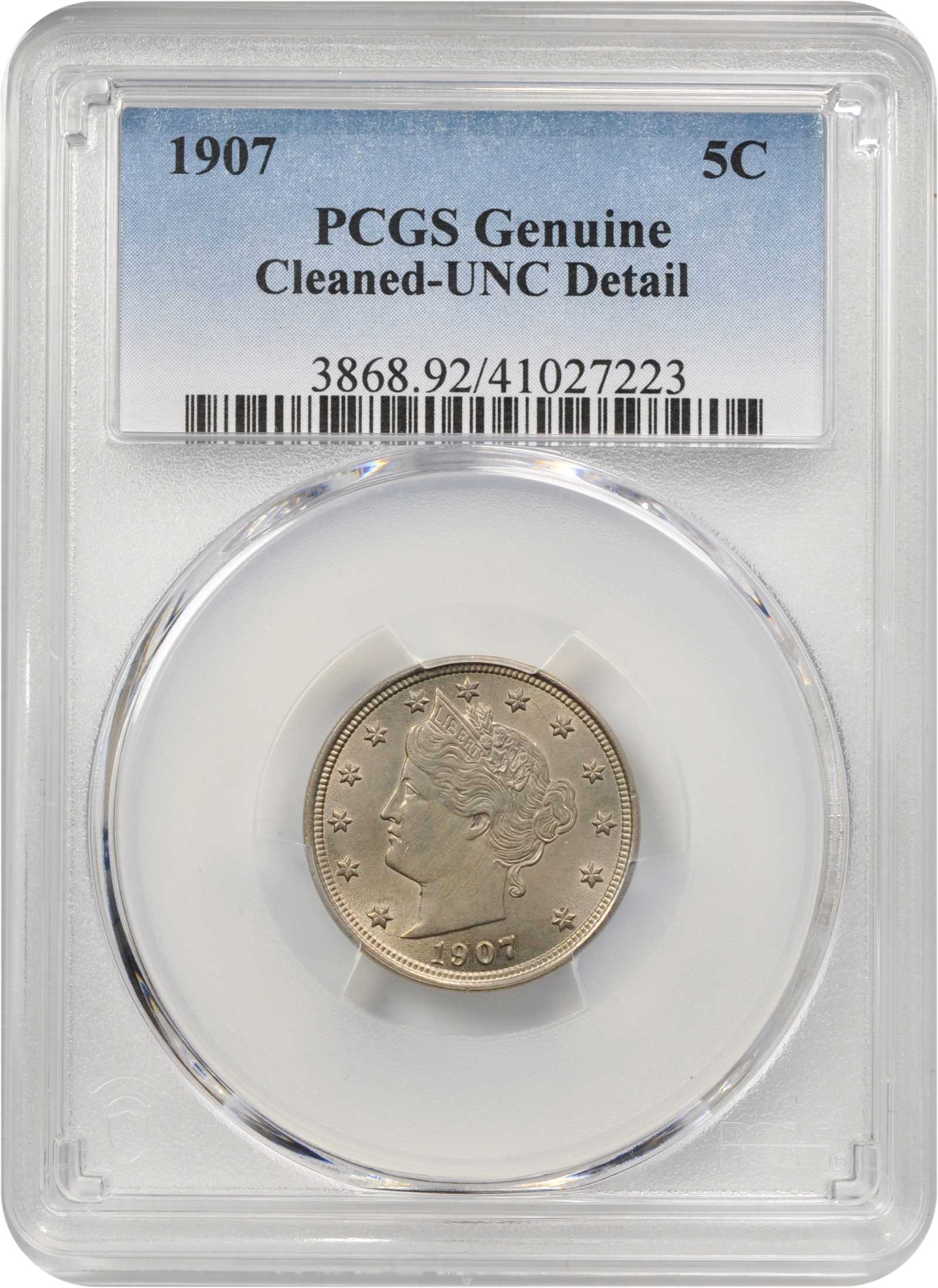 1907 5c VG8 thumbnail 11