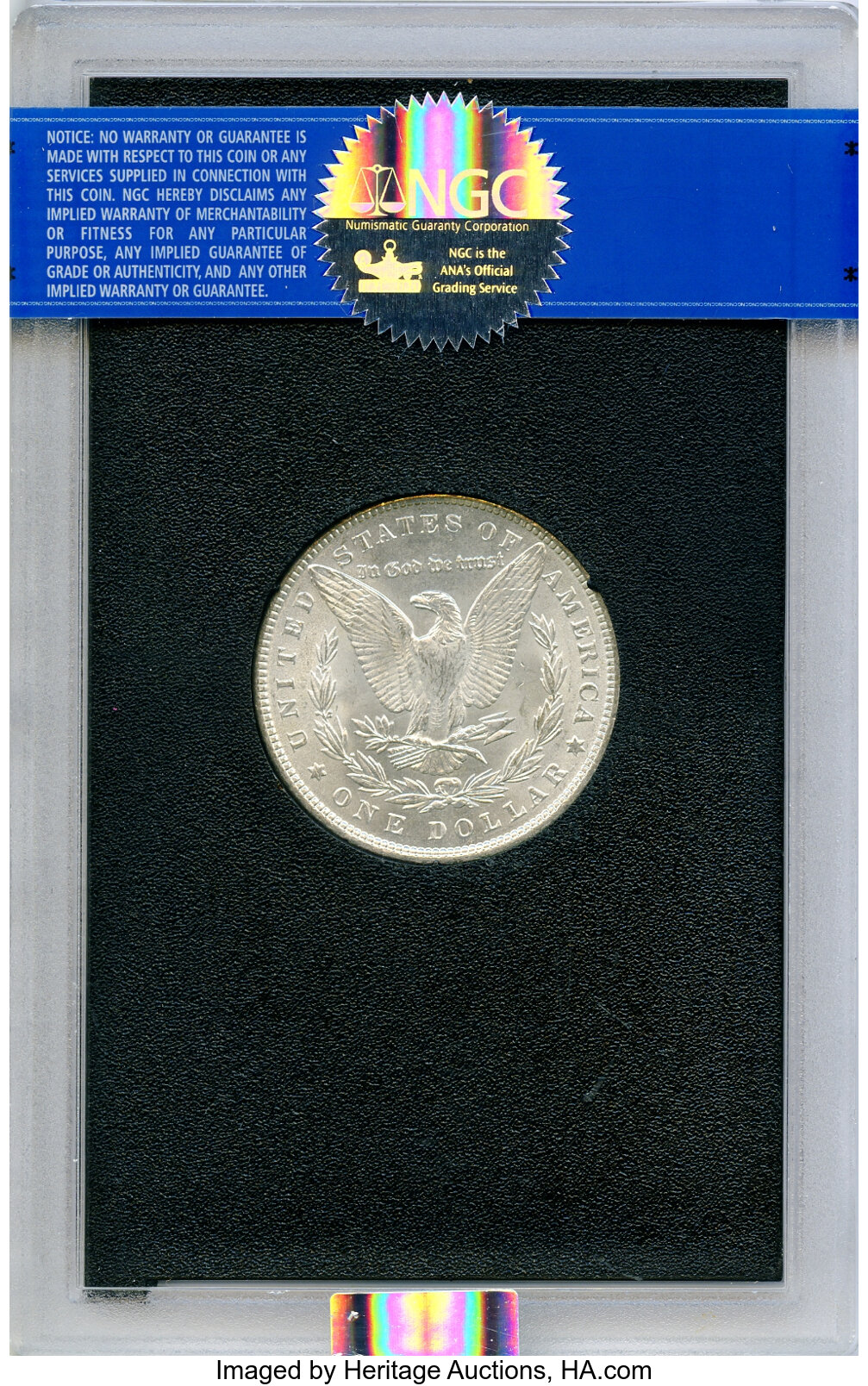 image for: 1886 $1 GSA Hoard MS61 NGC. NGC Census: (0/0). PCGS Population: (0/3). CDN: $250 Whsle. Bid for NGC/PCGS MS61. ...
