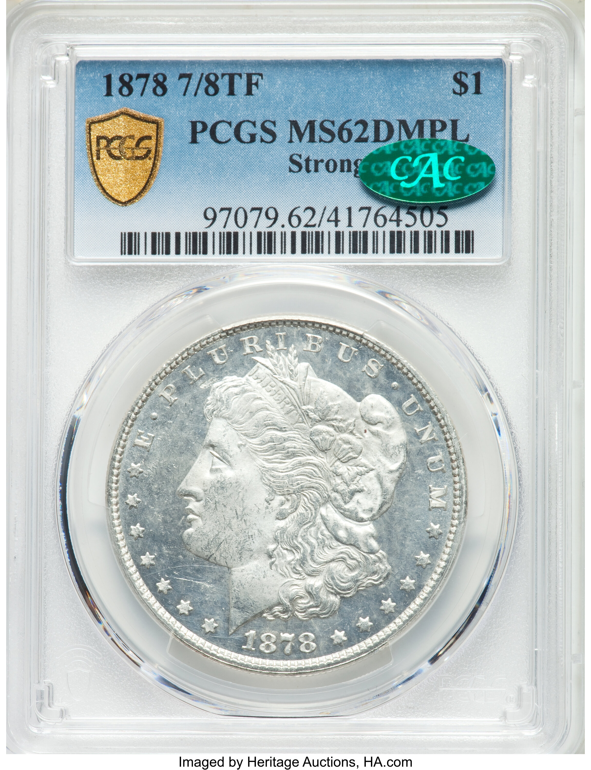 1878 7/8TF $1  Strong MS DMPL MS62 DMPL thumbnail 10