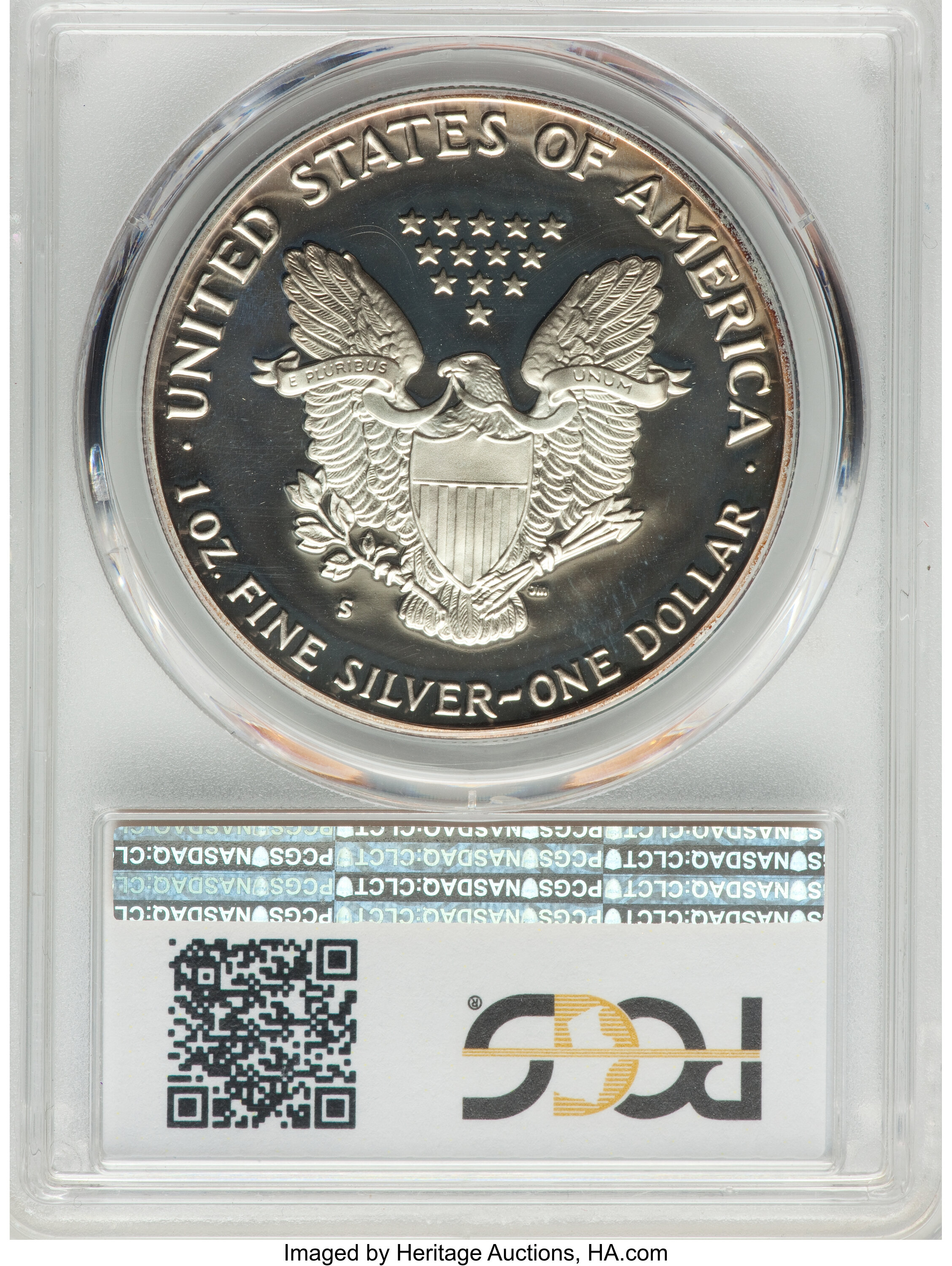 1989-S $1  Silver Eagle PR DCAM PR65 DCAM CAC thumbnail 17