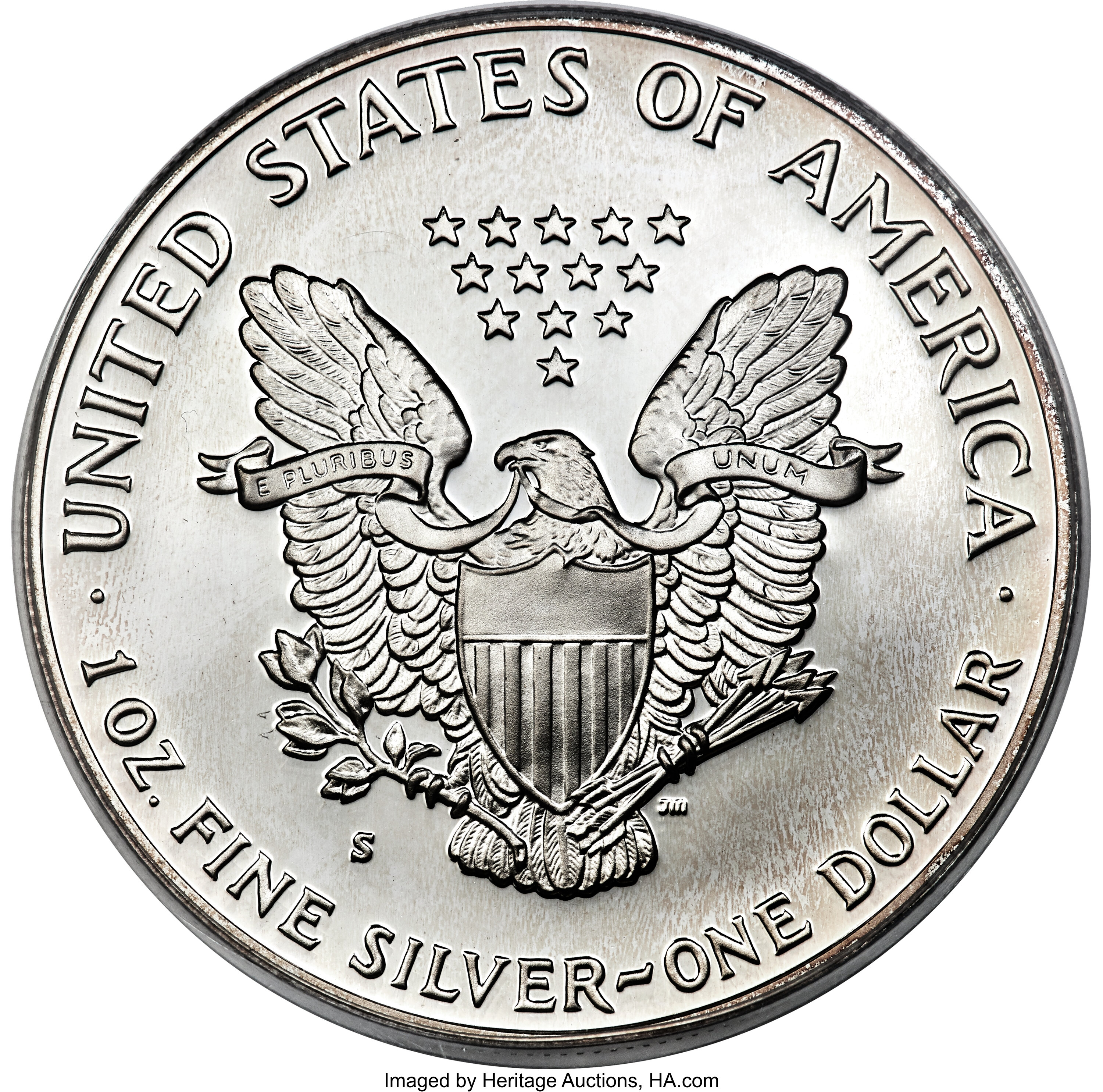 1989-S $1  Silver Eagle PR DCAM PR65 DCAM CAC thumbnail 18